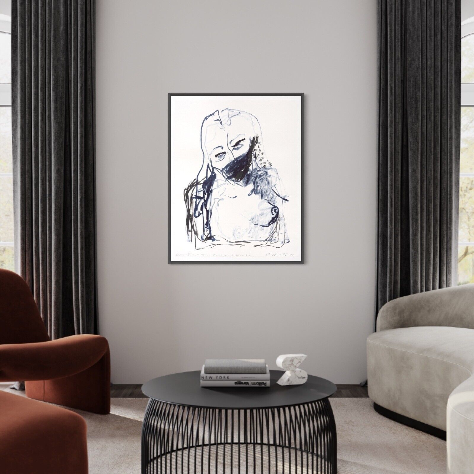 Artwork by Tracey Emin, Crying – Shouting – Screaming – Was Not going to help me Live (from A Journey To Death), Made of Colour lithographs on Somerset Velvet Warm White 400gsm 