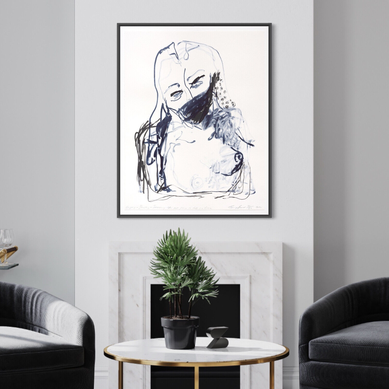 Artwork by Tracey Emin, Crying – Shouting – Screaming – Was Not going to help me Live (from A Journey To Death), Made of Colour lithographs on Somerset Velvet Warm White 400gsm 
