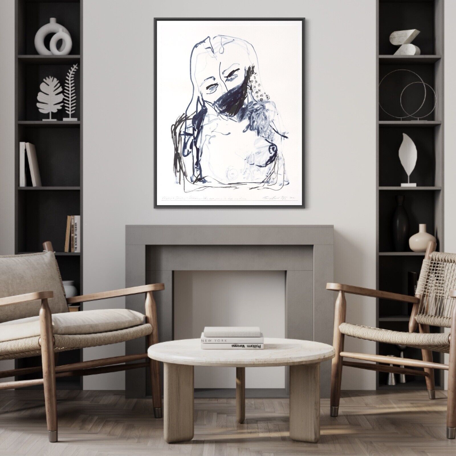 Artwork by Tracey Emin, Crying – Shouting – Screaming – Was Not going to help me Live (from A Journey To Death), Made of Colour lithographs on Somerset Velvet Warm White 400gsm 
