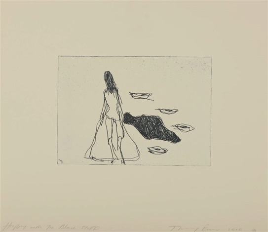 Happy with the Black Stuff by Tracey Emin, 2010