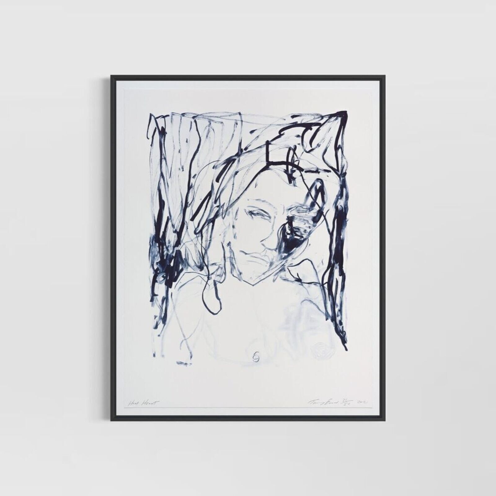 Hurt Heart (from A Journey To Death) by Tracey Emin, 2021