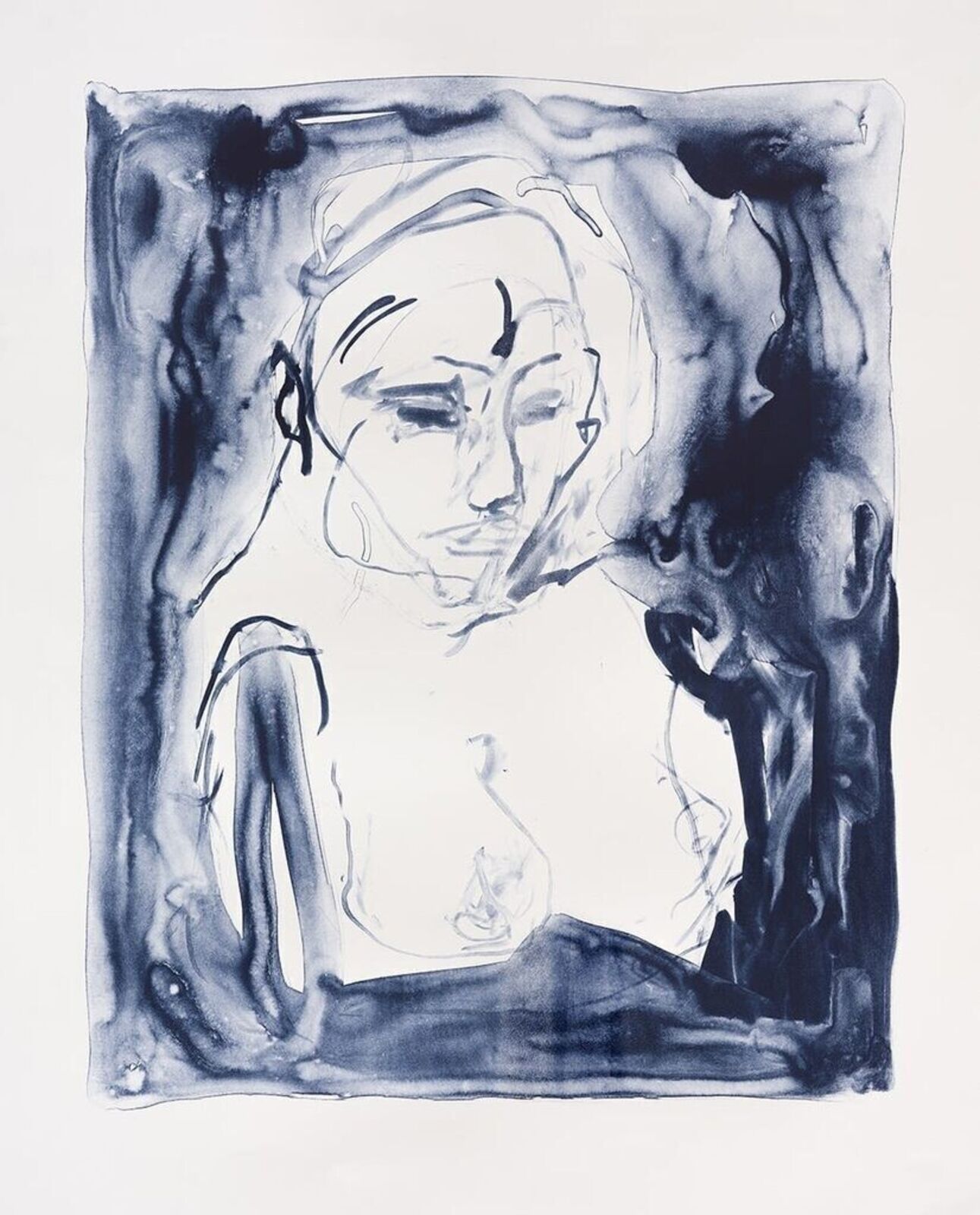 Artwork by Tracey Emin, Life Will never be The Same (Nor should it), (from A Journey To Death), Made of Colour lithographs on Somerset Velvet Warm White 400gsm 