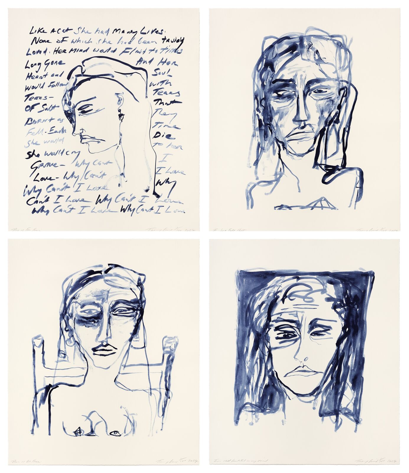 National Portrait Gallery Portfolio by Tracey Emin, 2024