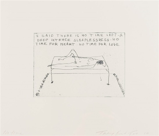 No Time by Tracey Emin, 2010