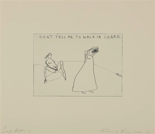 Say Nothing by Tracey Emin, 2010