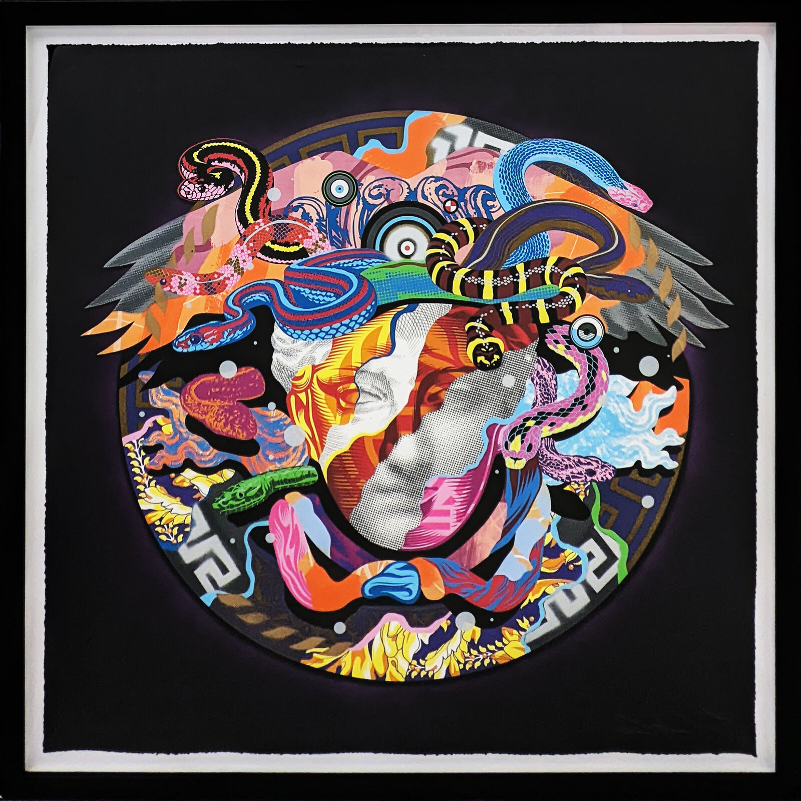 VERSACE MEDUSA (PURPLE) by Tristan Eaton, 2018