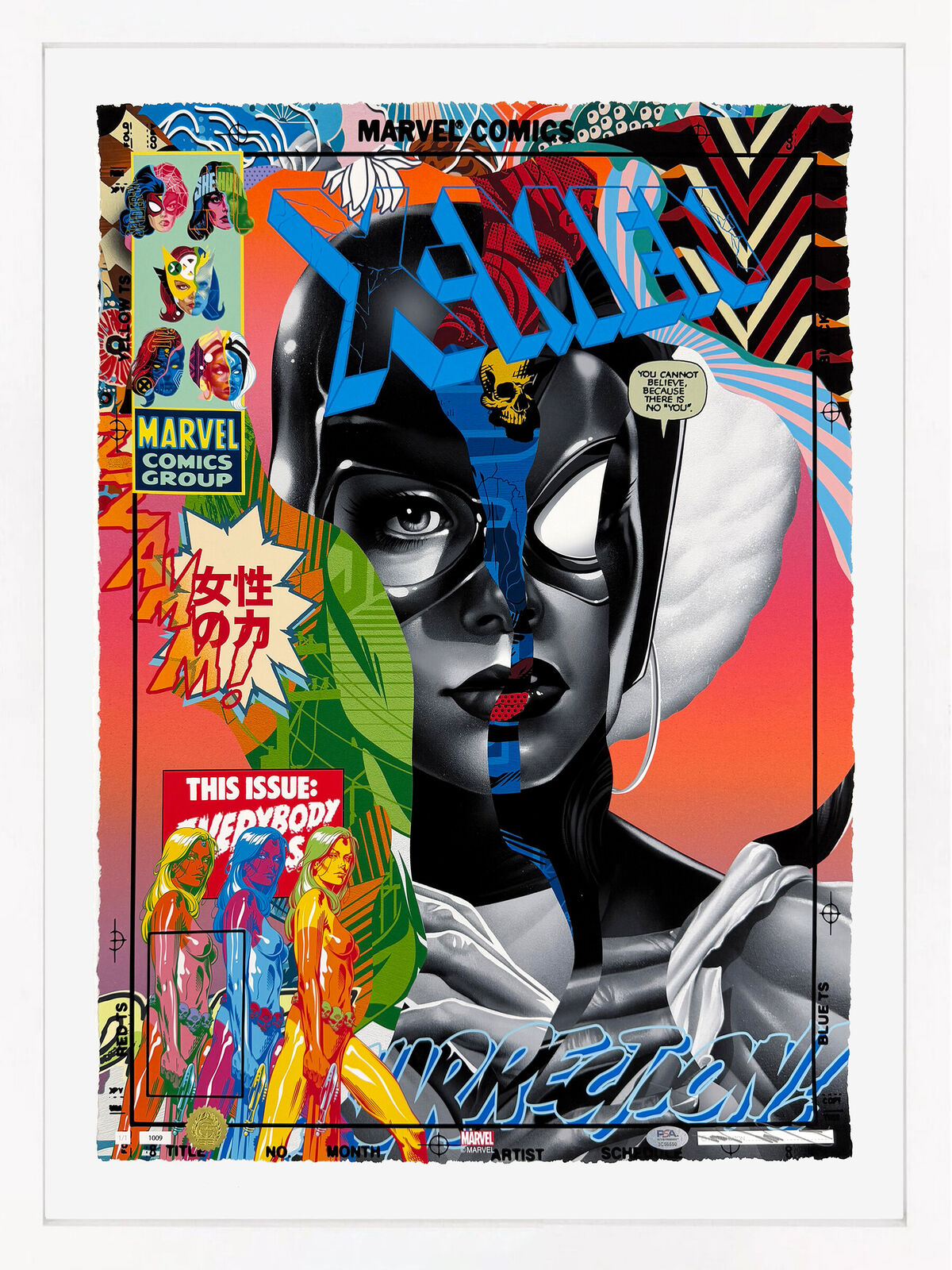 Women Of Marvel: The Portrait Collection #1009 (unique 1/1) by Tristan Eaton, 2024