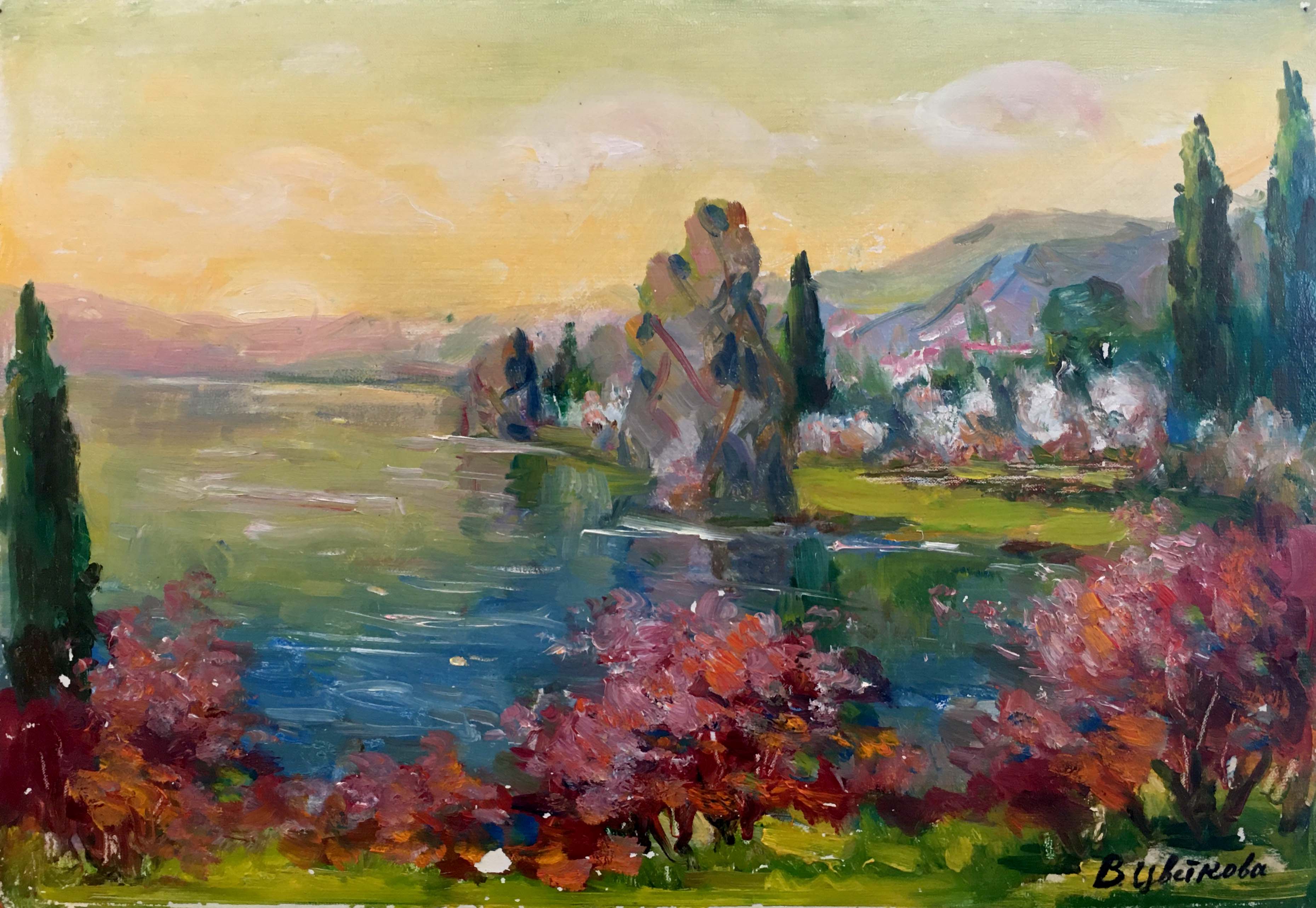 Landscape by Valentina Petrovna Tsvetkova, null