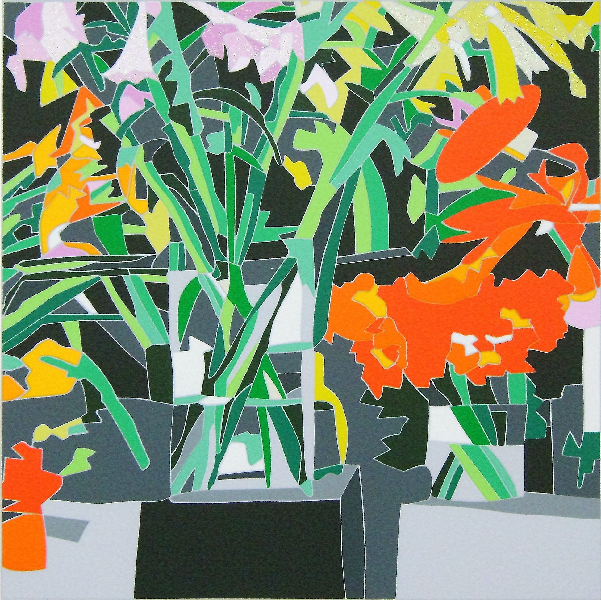 Floreale by Ugo Nespolo, 2000