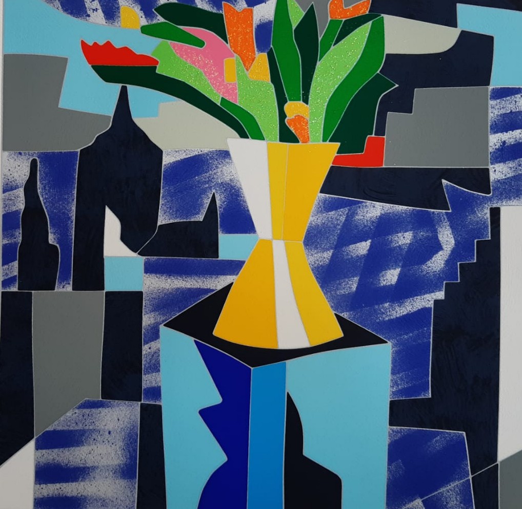 Florist by Ugo Nespolo, 2000