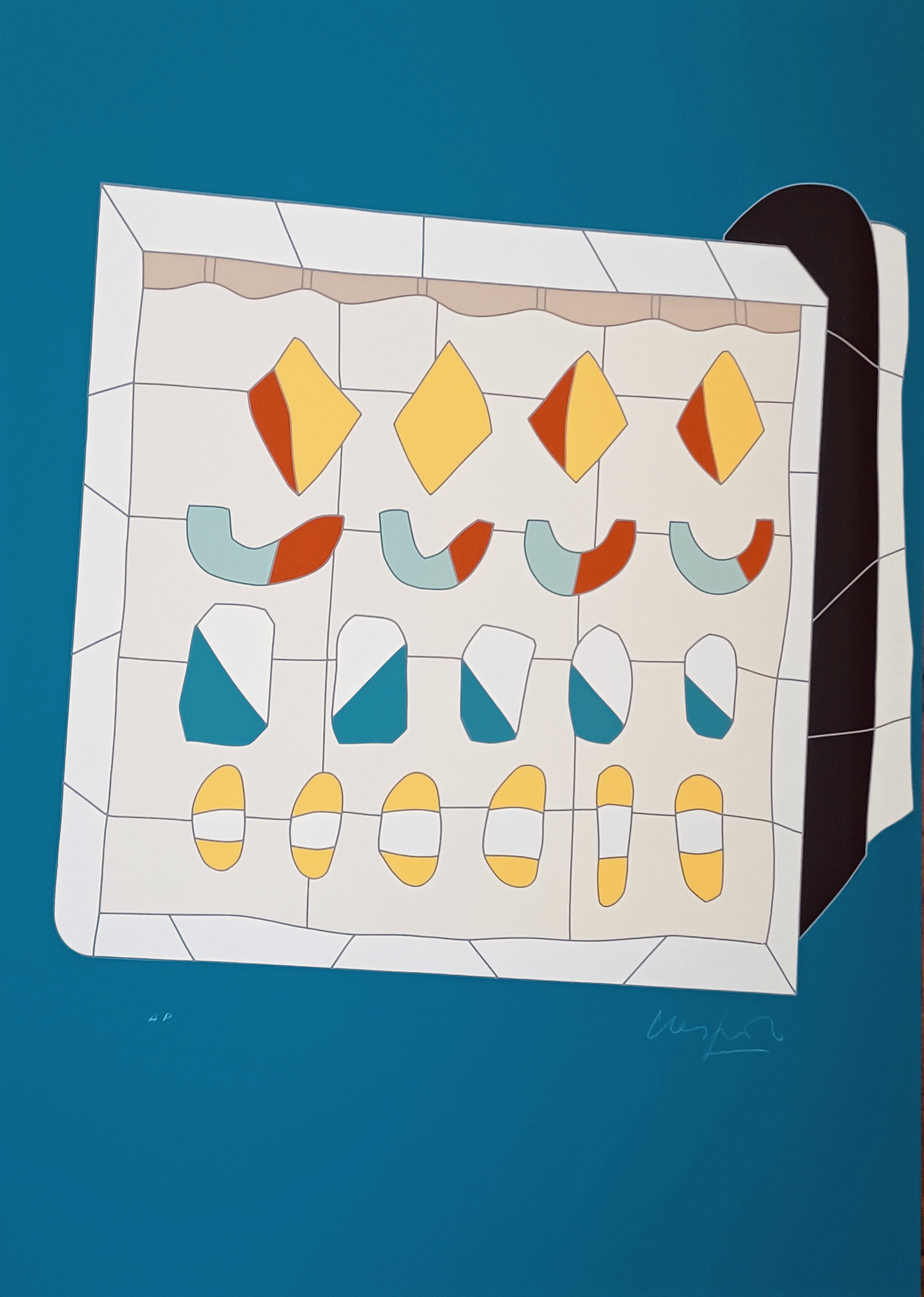 Senza titolo by Ugo Nespolo, circa 1985