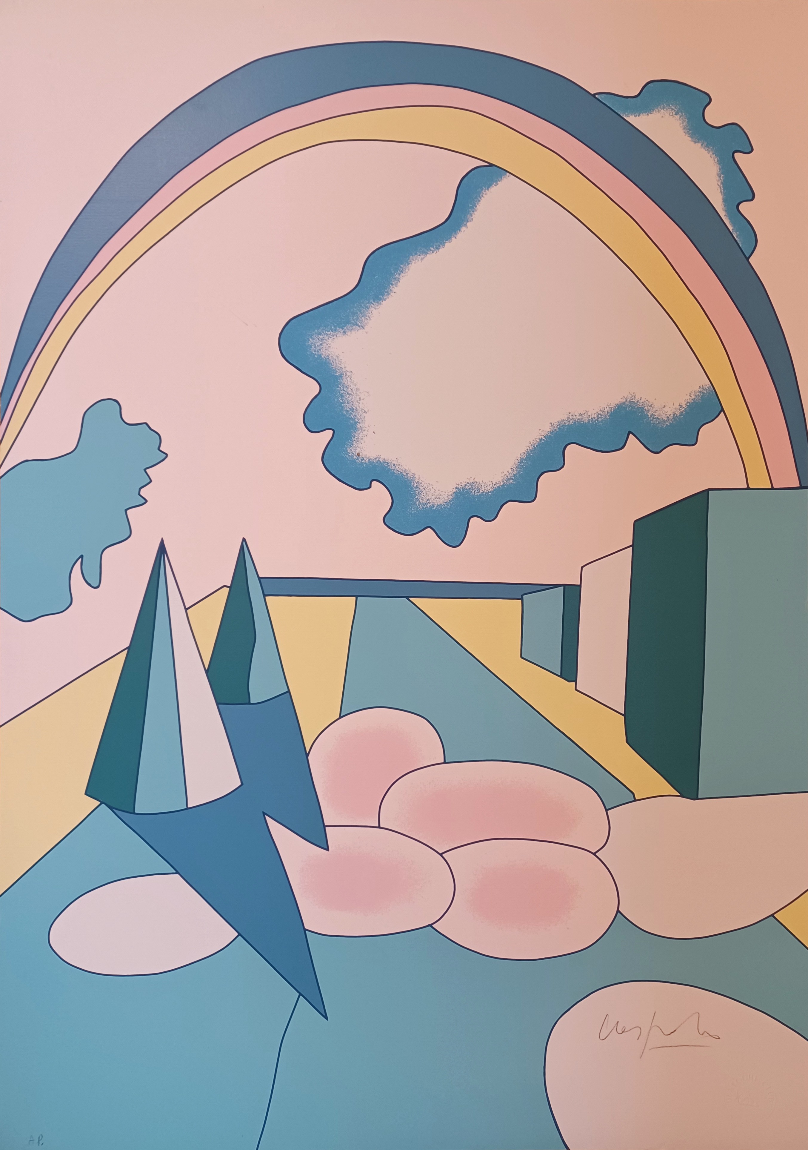 Senza titolo by Ugo Nespolo, circa 1985