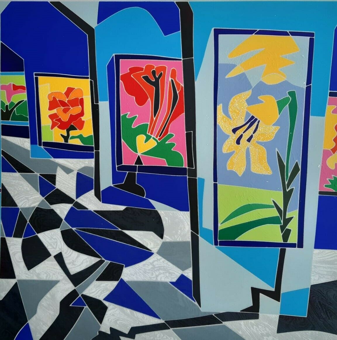 Orti in casa by Ugo Nespolo, 2000