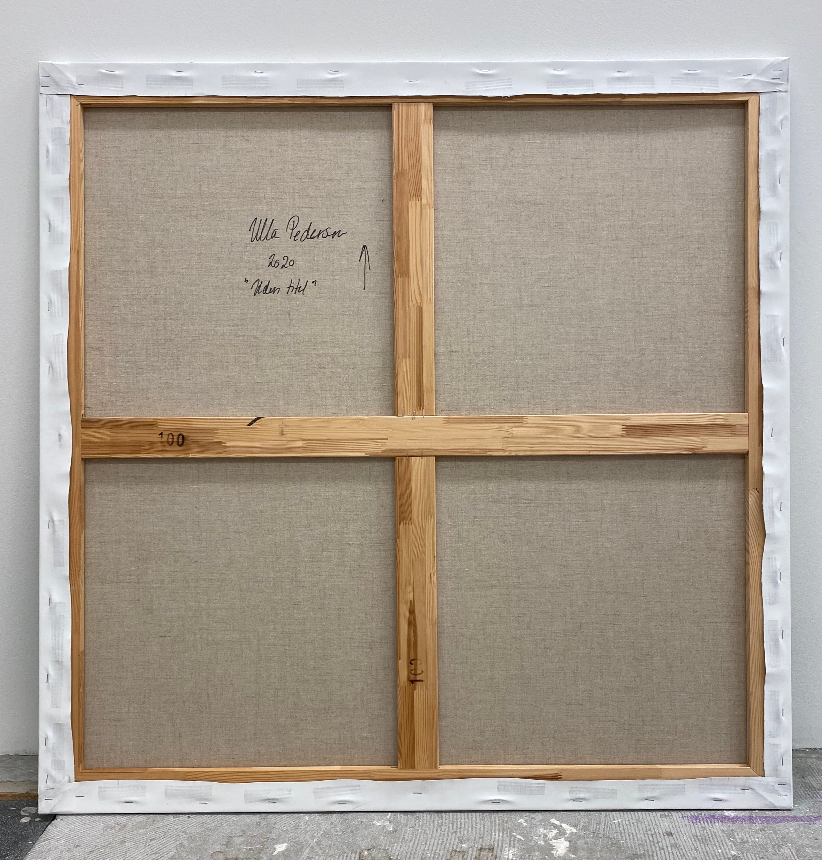 Artwork by Ulla Pedersen, Cut-Up Canvas 2001, Made of Acrylic on canvas 