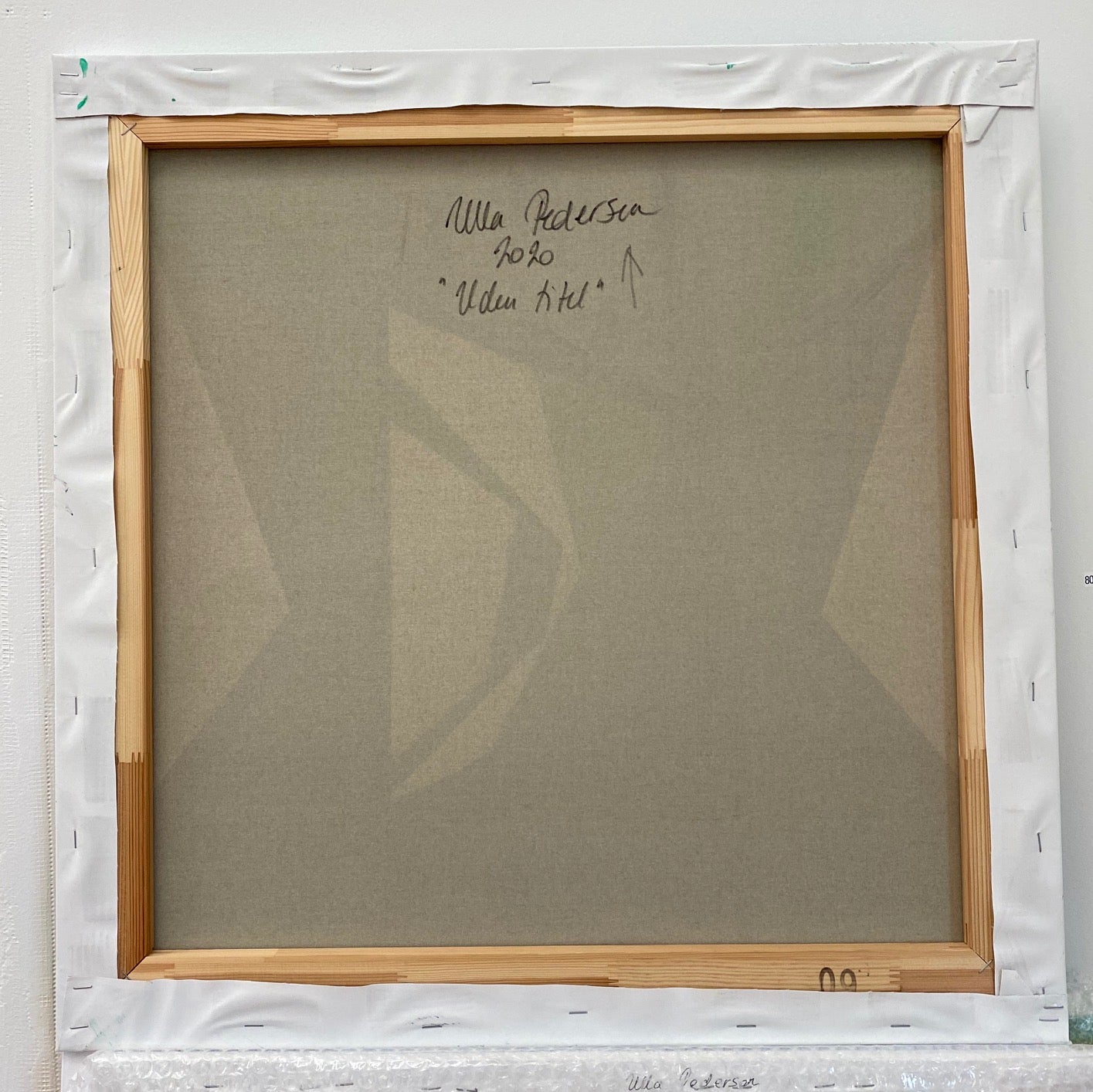 Artwork by Ulla Pedersen, Cut-Up Canvas 2002, Made of Acrylic on canvas 