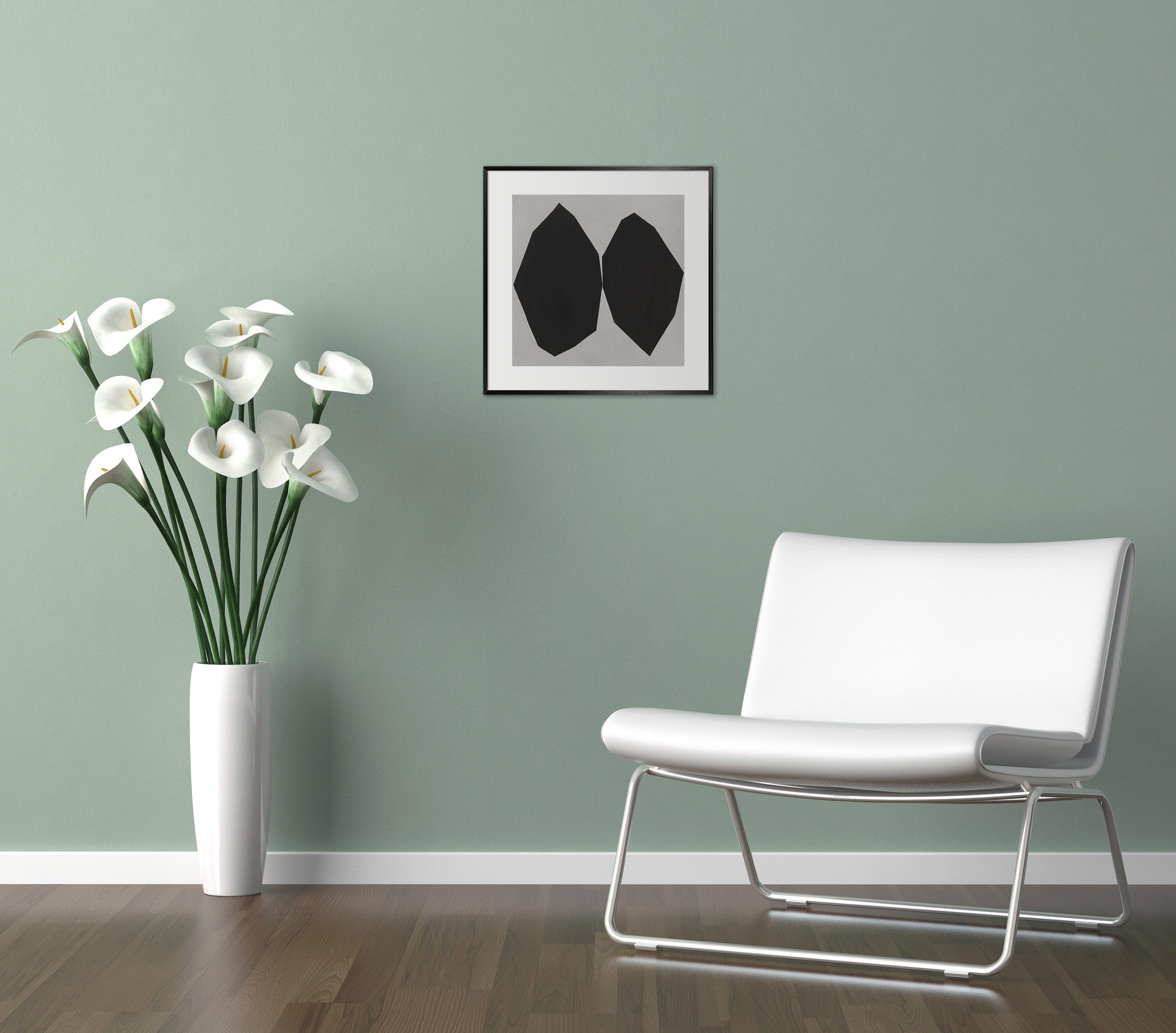 Artwork by Ulla Pedersen, Cut-up Paper I.15, Made of Acrylic on paper 