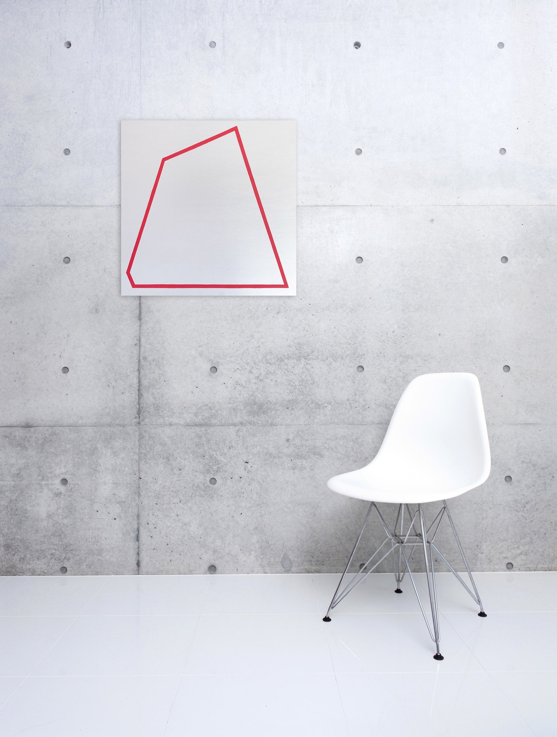 Artwork by Ulla Pedersen, Untitled Red 2009, Made of Acrylic on canvas 