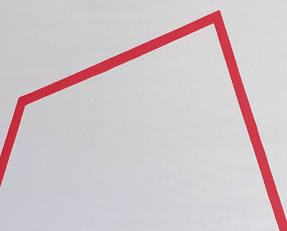 Artwork by Ulla Pedersen, Untitled Red 2009, Made of Acrylic on canvas 