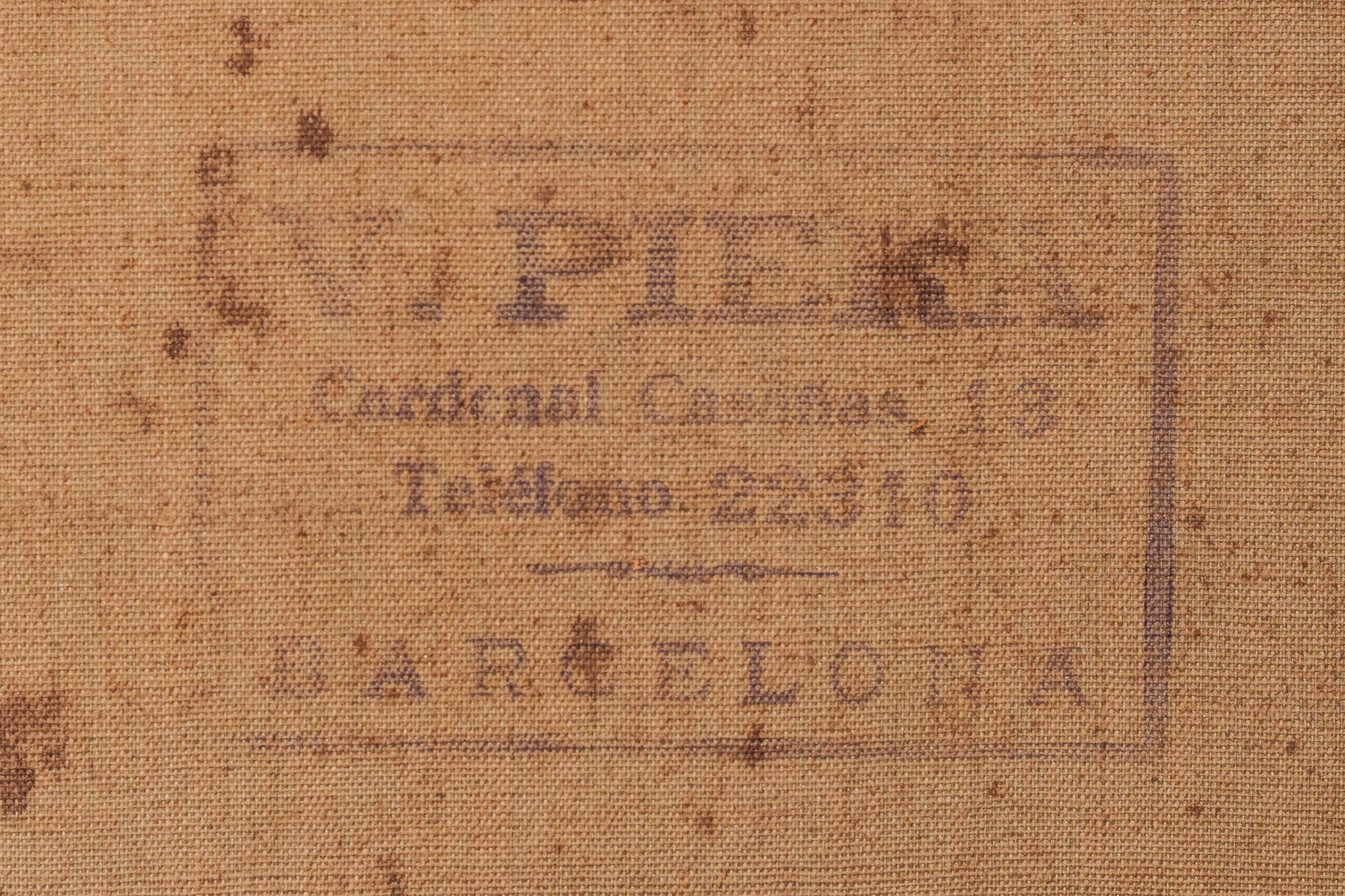 A painting of a rocky shoreline with a body of water.