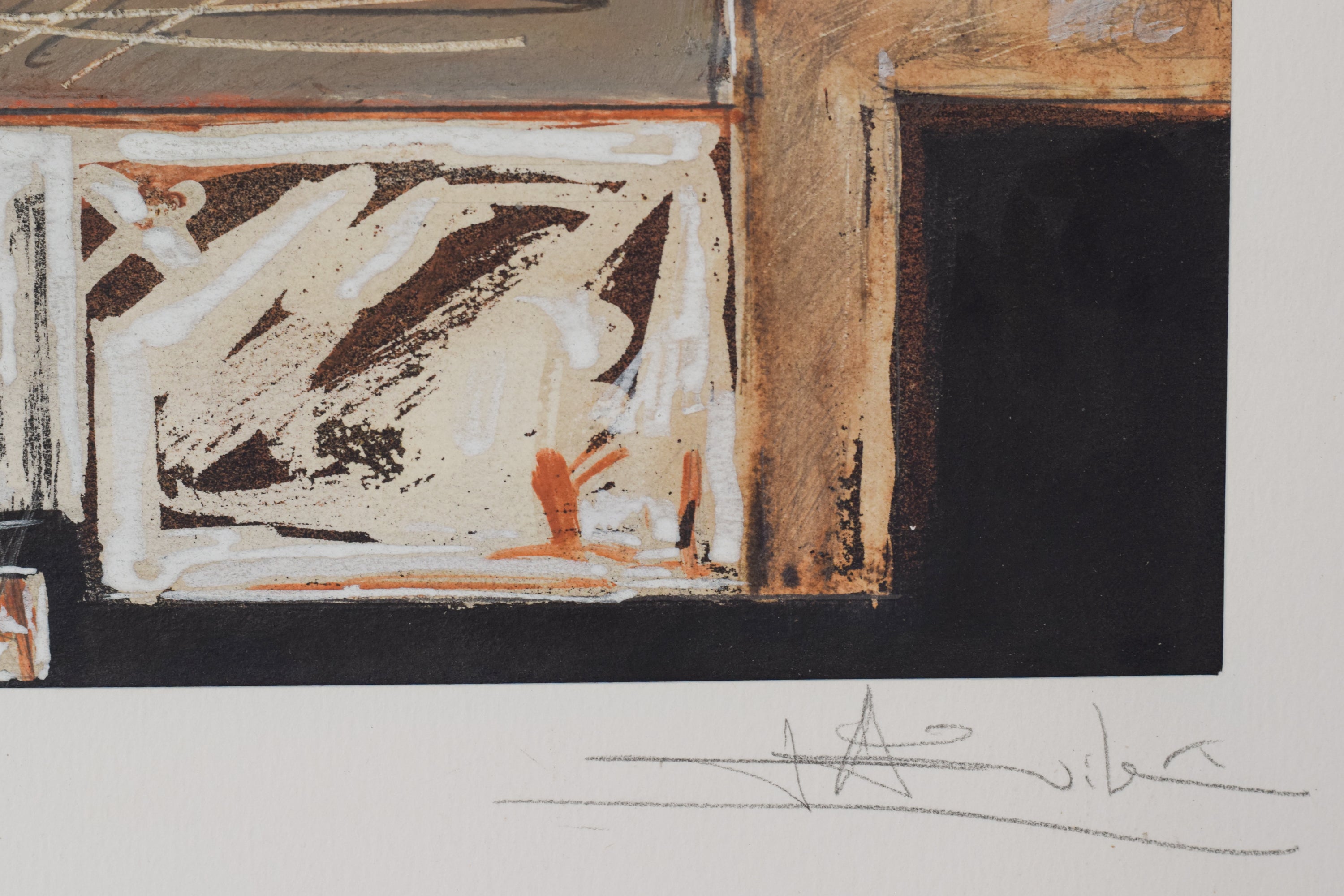 A drawing of a building with a quote on it.