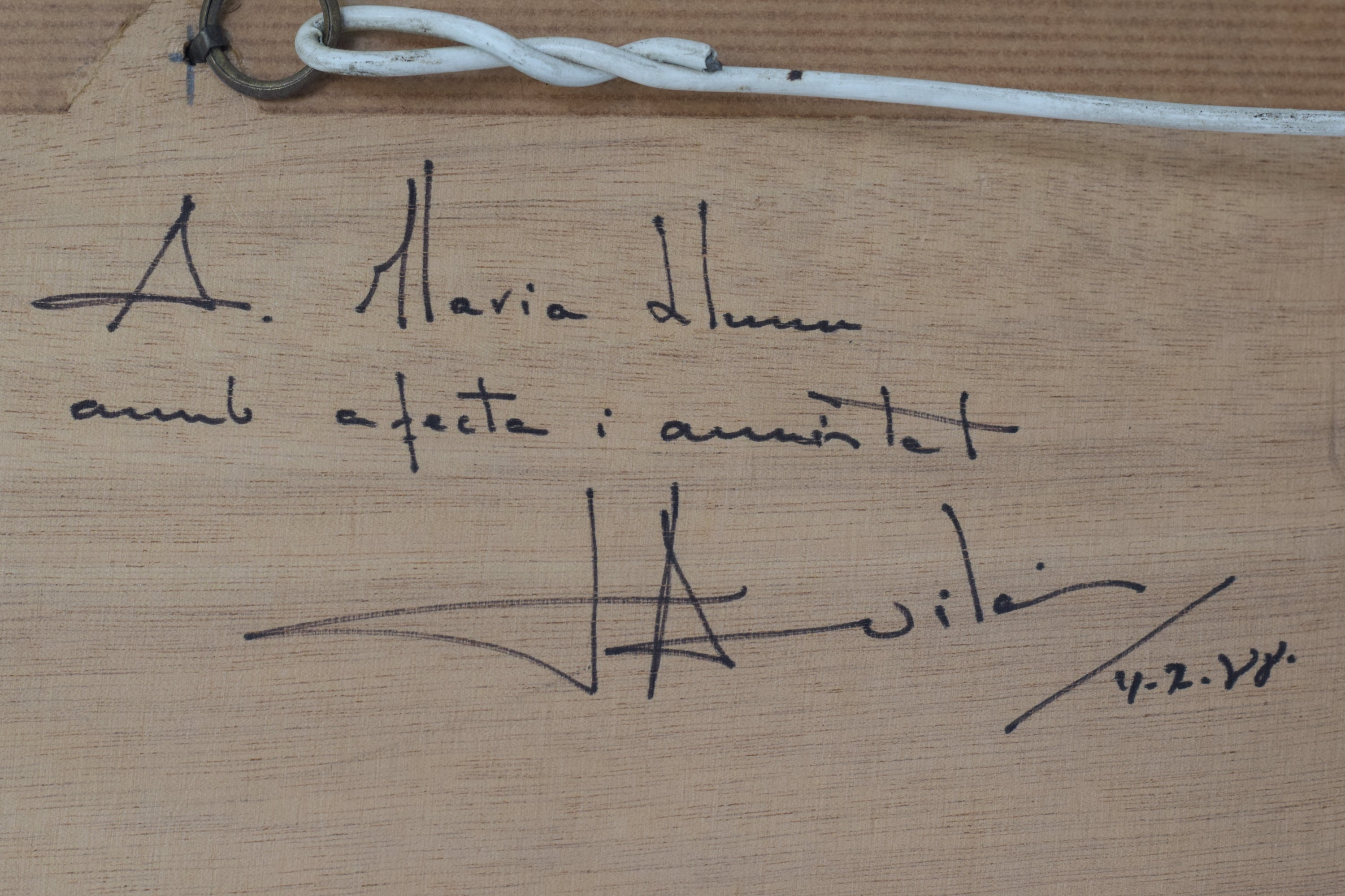 A drawing of a building with a quote on it.