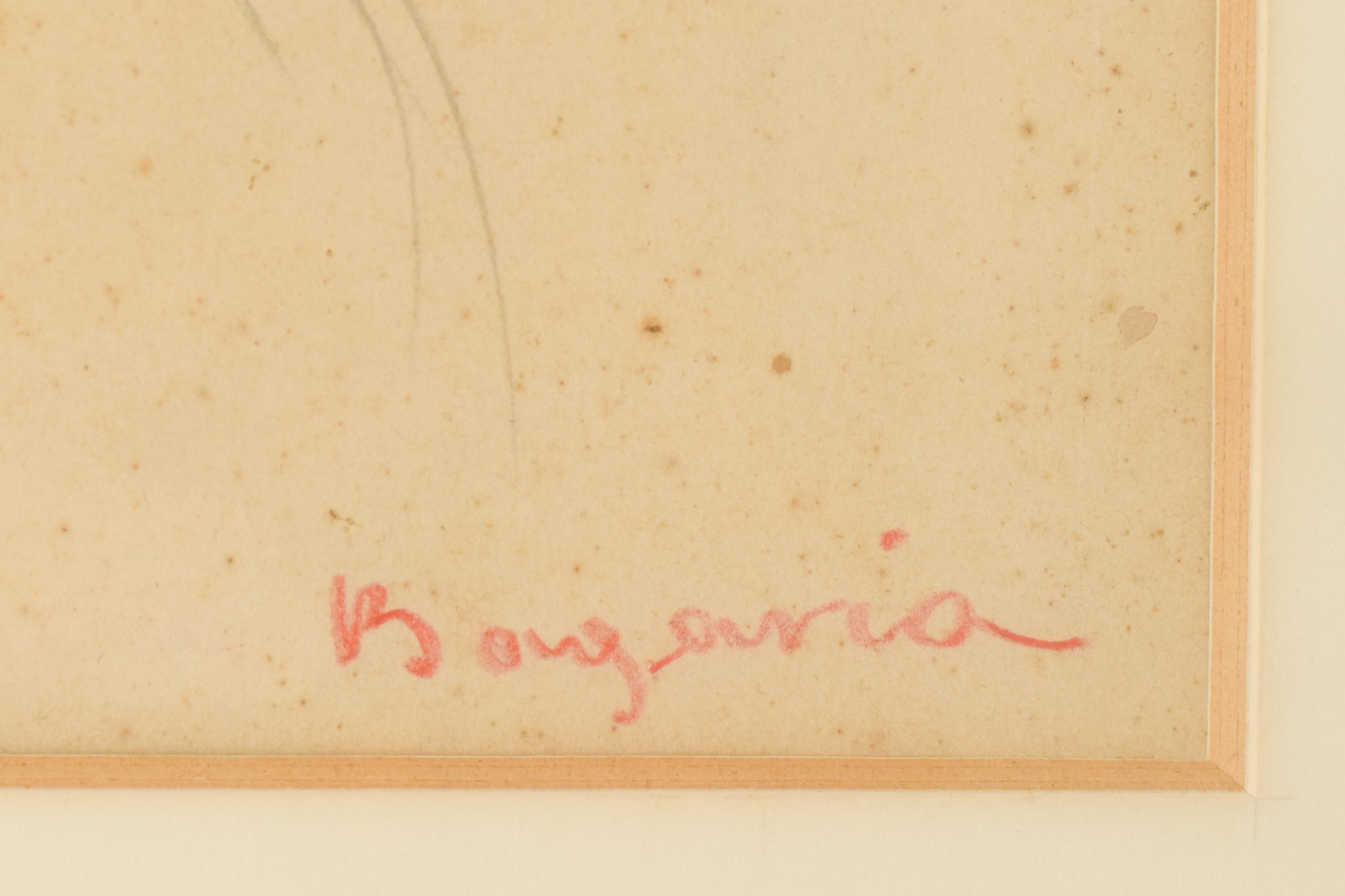 Artwork by Unknown, A Conversation, Made of Graphite on paper 