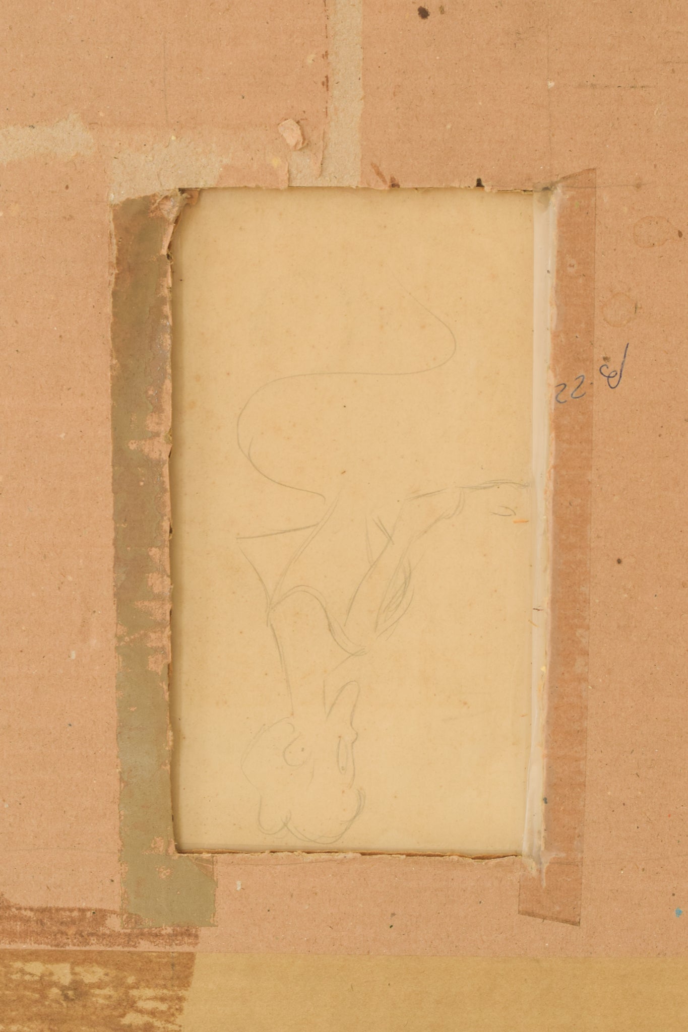 Artwork by Unknown, A Conversation, Made of Graphite on paper 