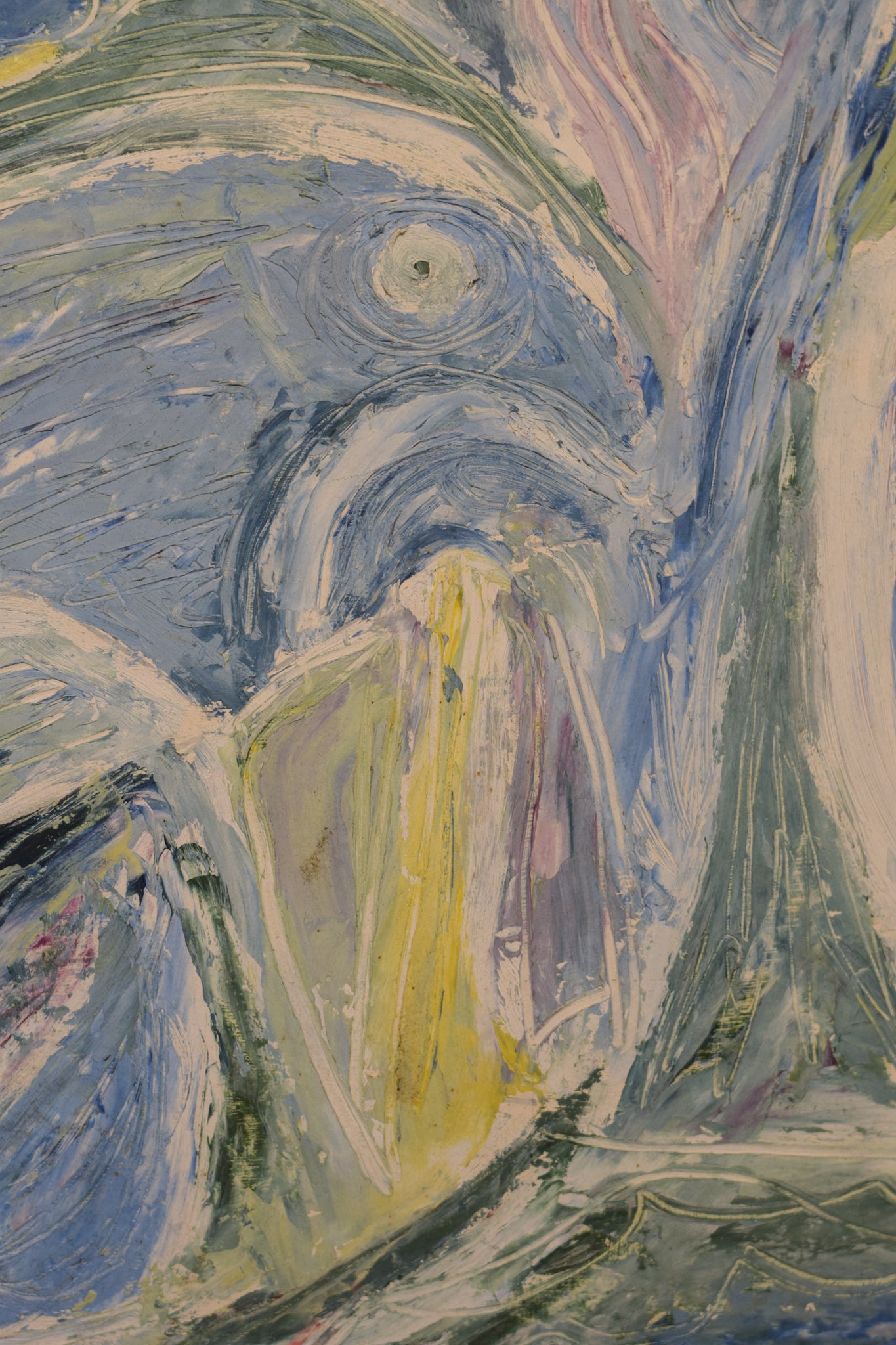 Artwork by Unknown, Abstract Birds, Made of Oil on board 
