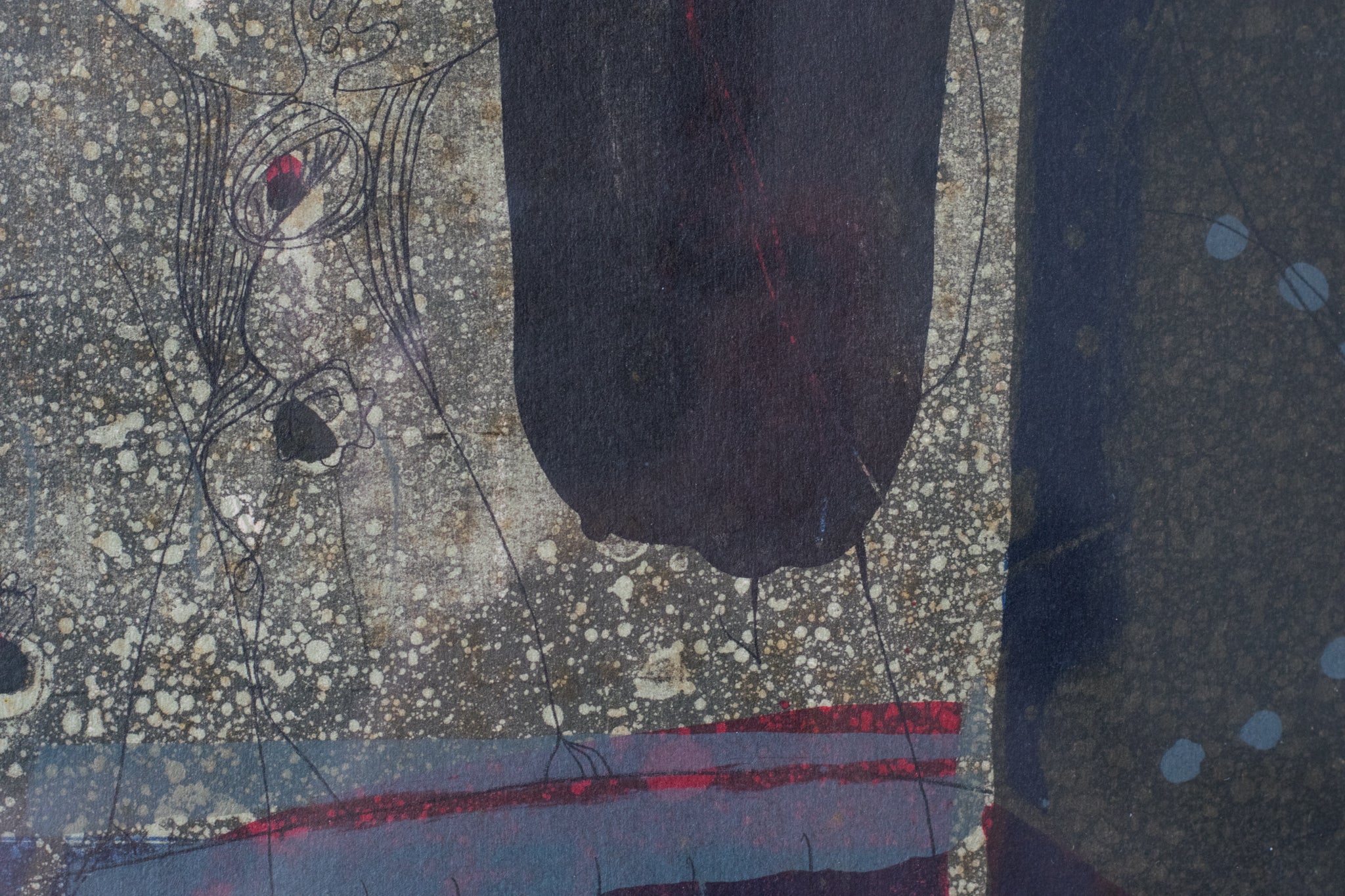 Artwork by Unknown, Abstract Composition, Made of Etching 