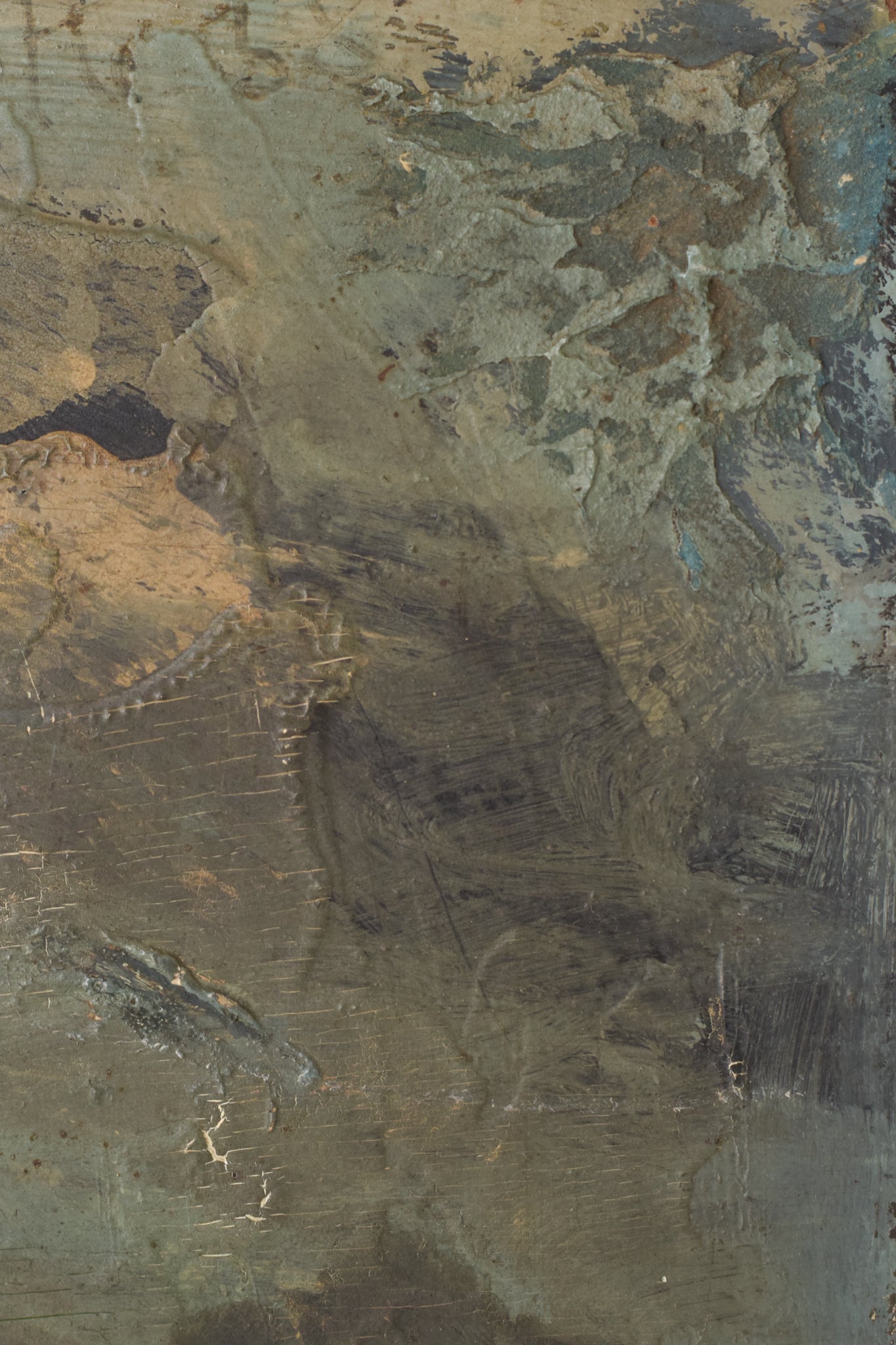 Artwork by Unknown, Abstract Oil Painting - Signed Juannette, Made of Oil on board 