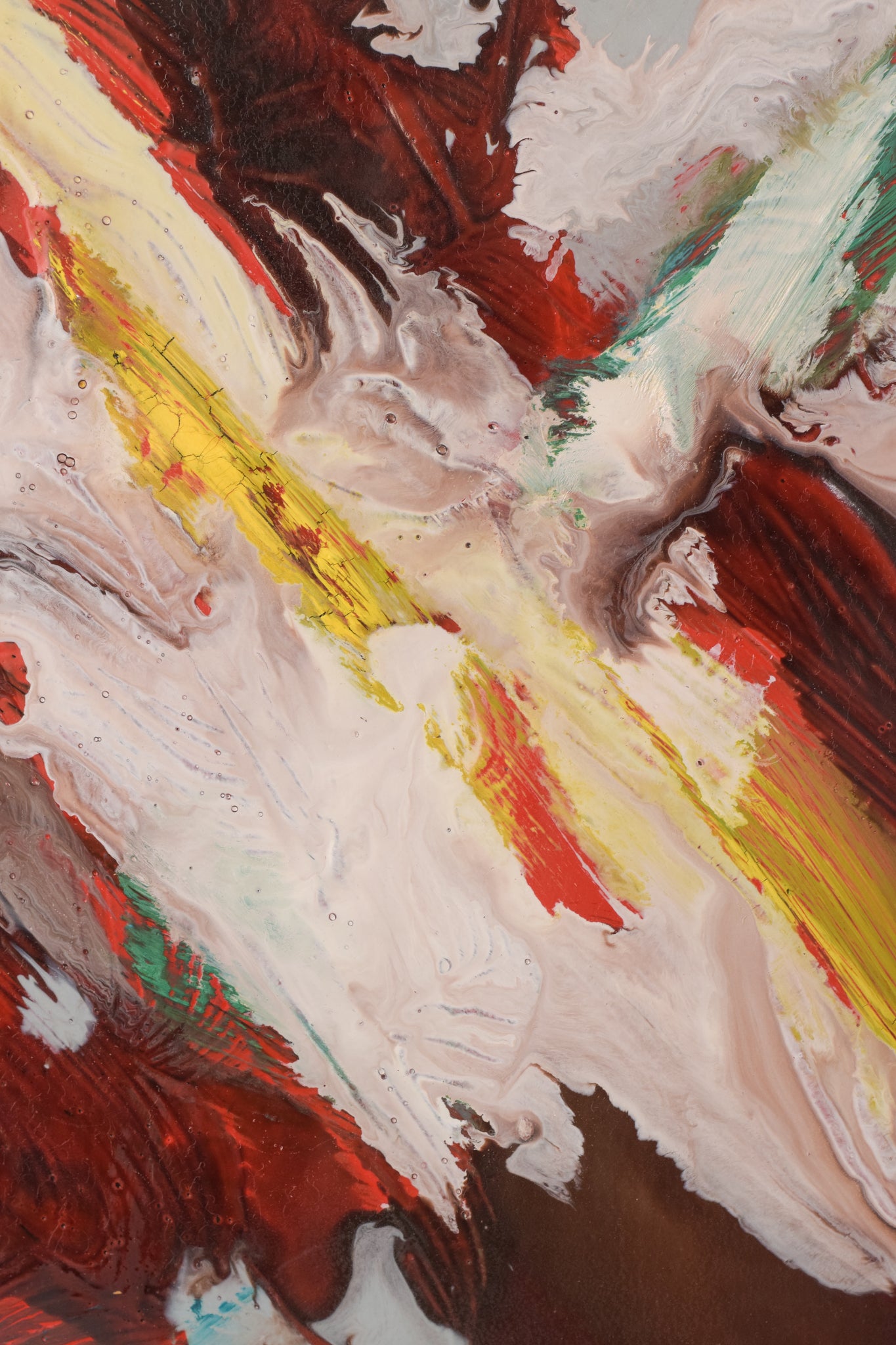 Artwork by Unknown, Abstract Oil Painting - Signed 'Manel', Made of Oil on board 