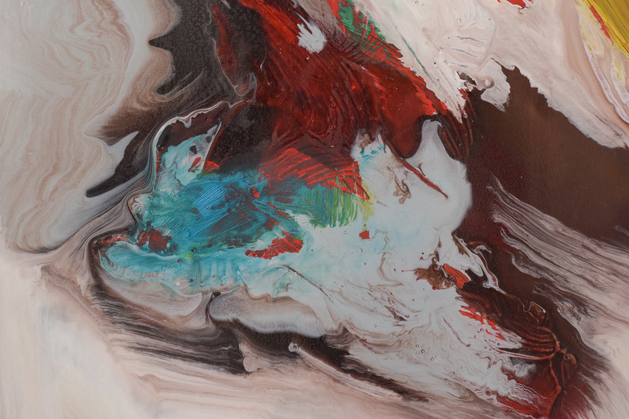 Artwork by Unknown, Abstract Oil Painting - Signed 'Manel', Made of Oil on board 