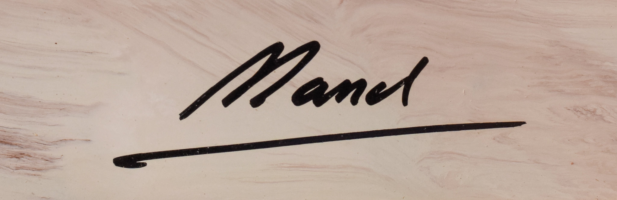 Artwork by Unknown, Abstract Oil Painting - Signed 'Manel', Made of Oil on board 