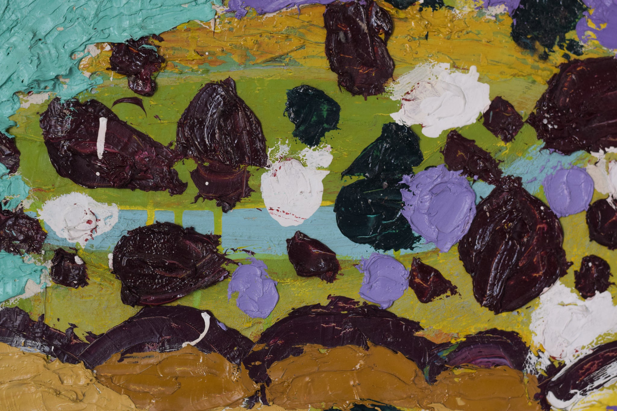 Artwork by Unknown, Abstract Painting in a Modernist Style, Made of Oil on canvas 