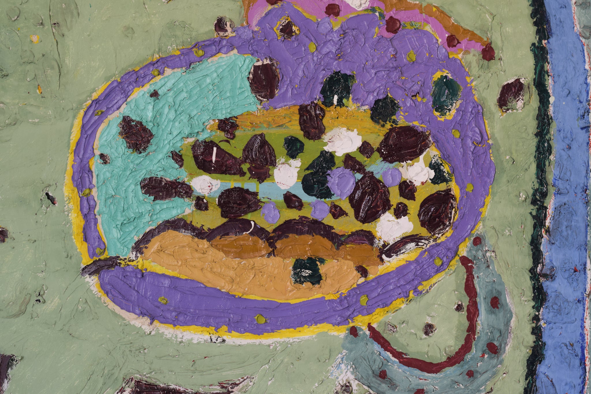 Artwork by Unknown, Abstract Painting in a Modernist Style, Made of Oil on canvas 