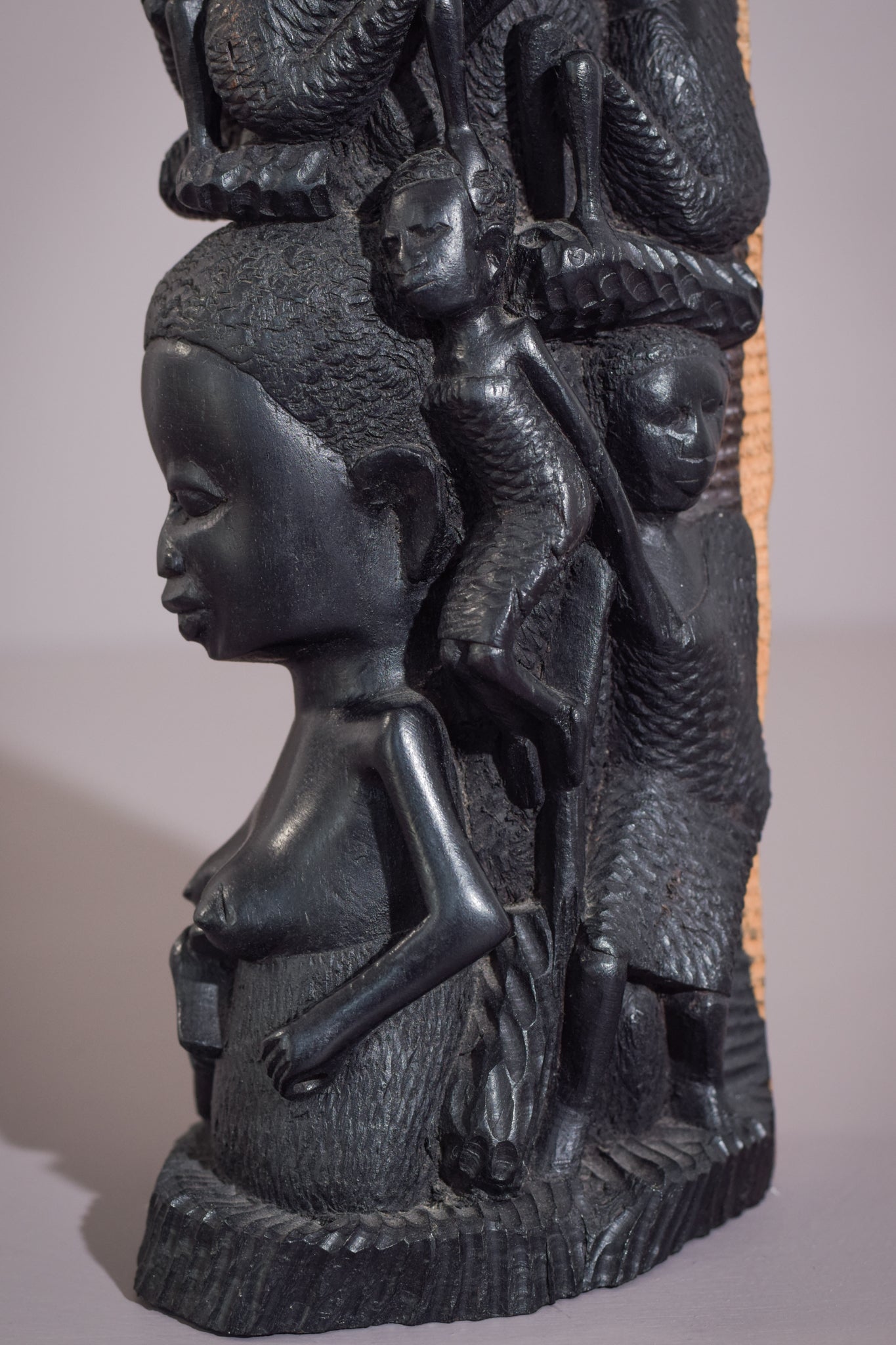 Artwork by Unknown, African - Figural Post Carving, Made of Wood 