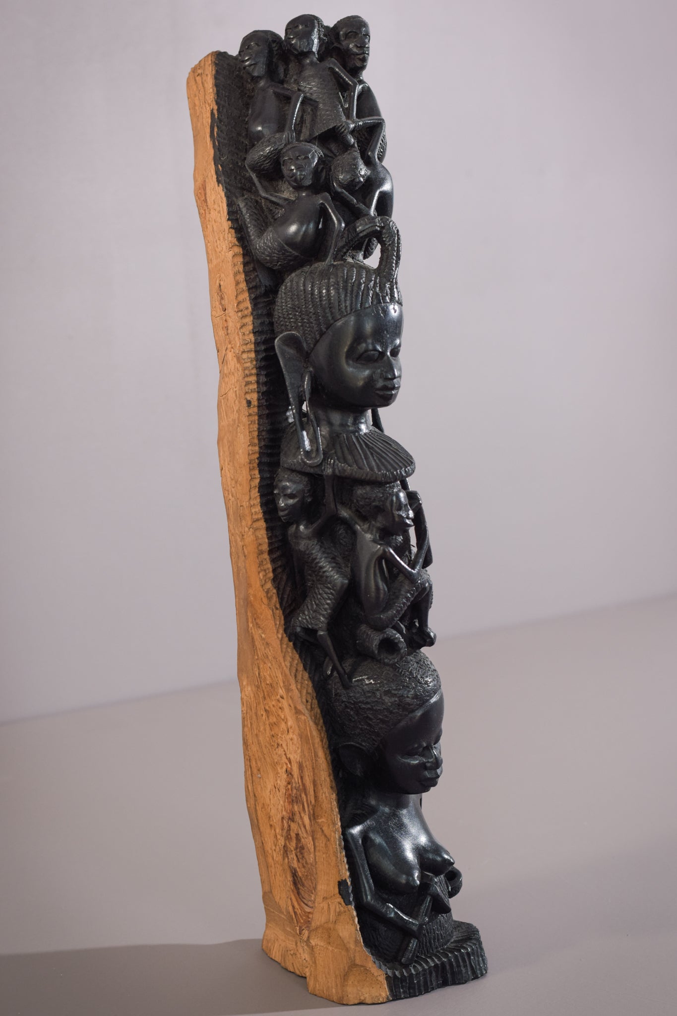 Artwork by Unknown, African - Figural Post Carving, Made of Wood 
