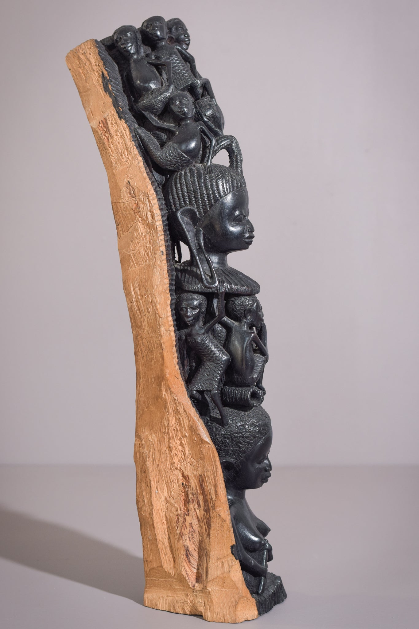 Artwork by Unknown, African - Figural Post Carving, Made of Wood 