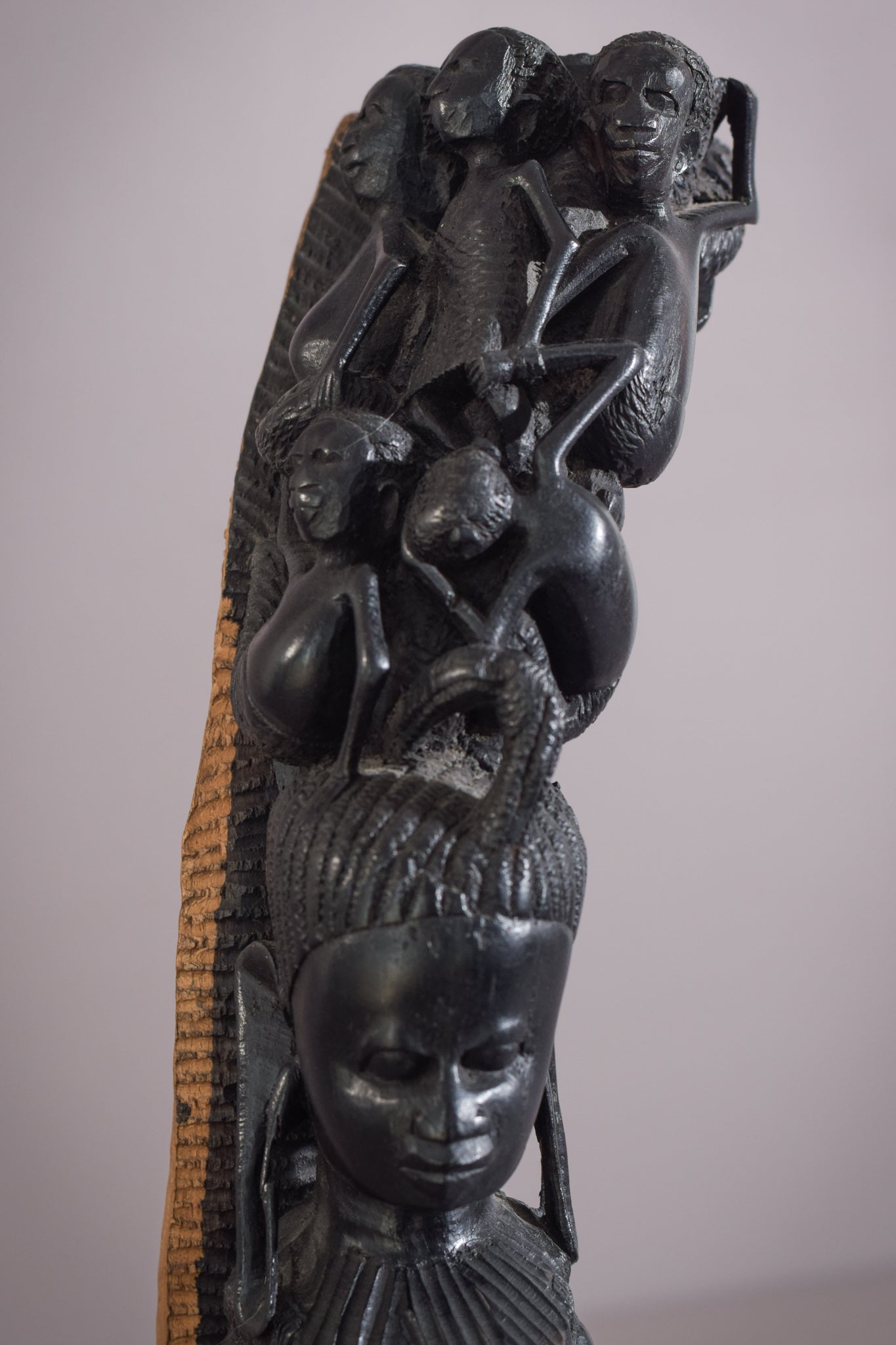 Artwork by Unknown, African - Figural Post Carving, Made of Wood 