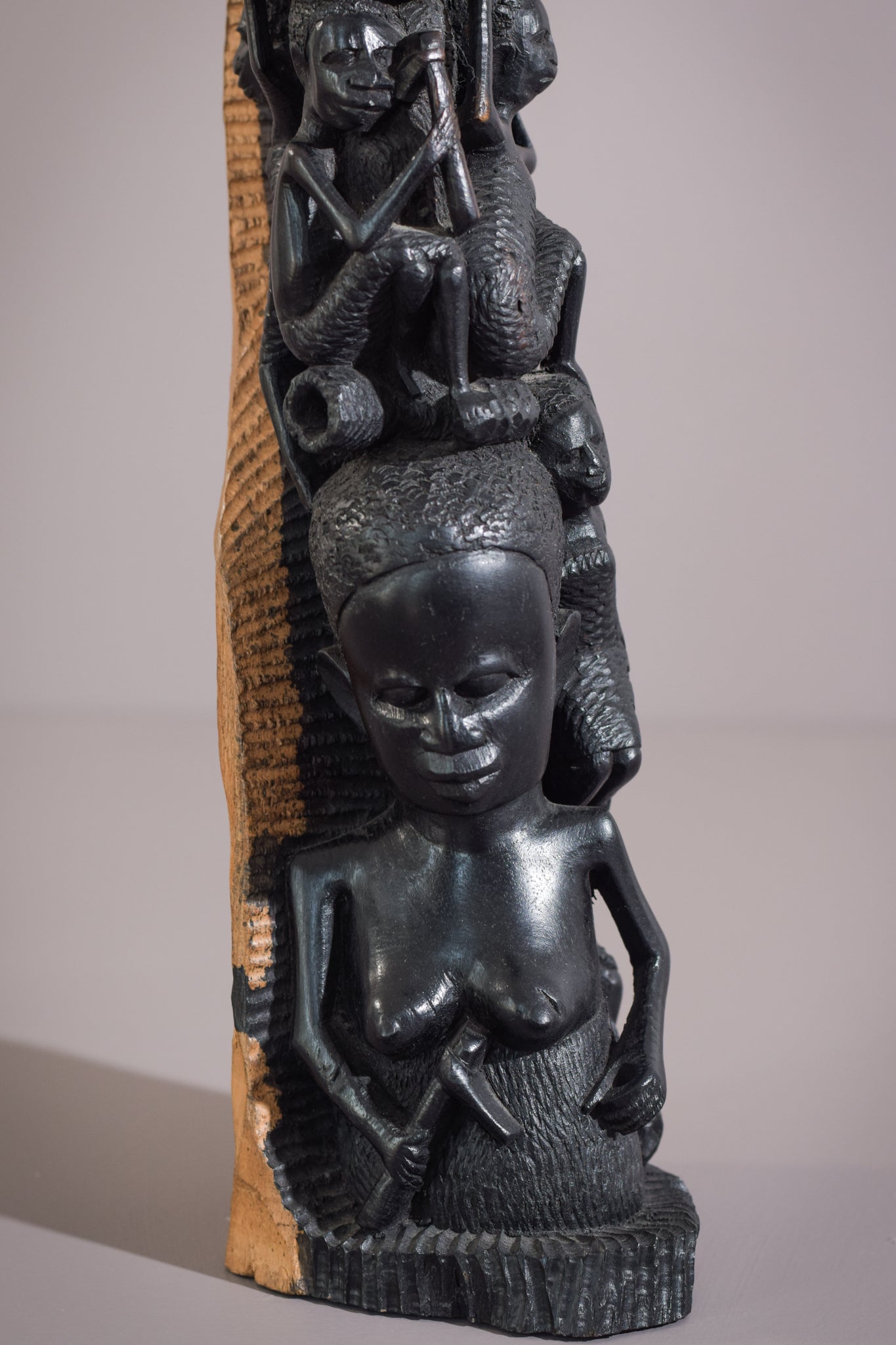 Artwork by Unknown, African - Figural Post Carving, Made of Wood 