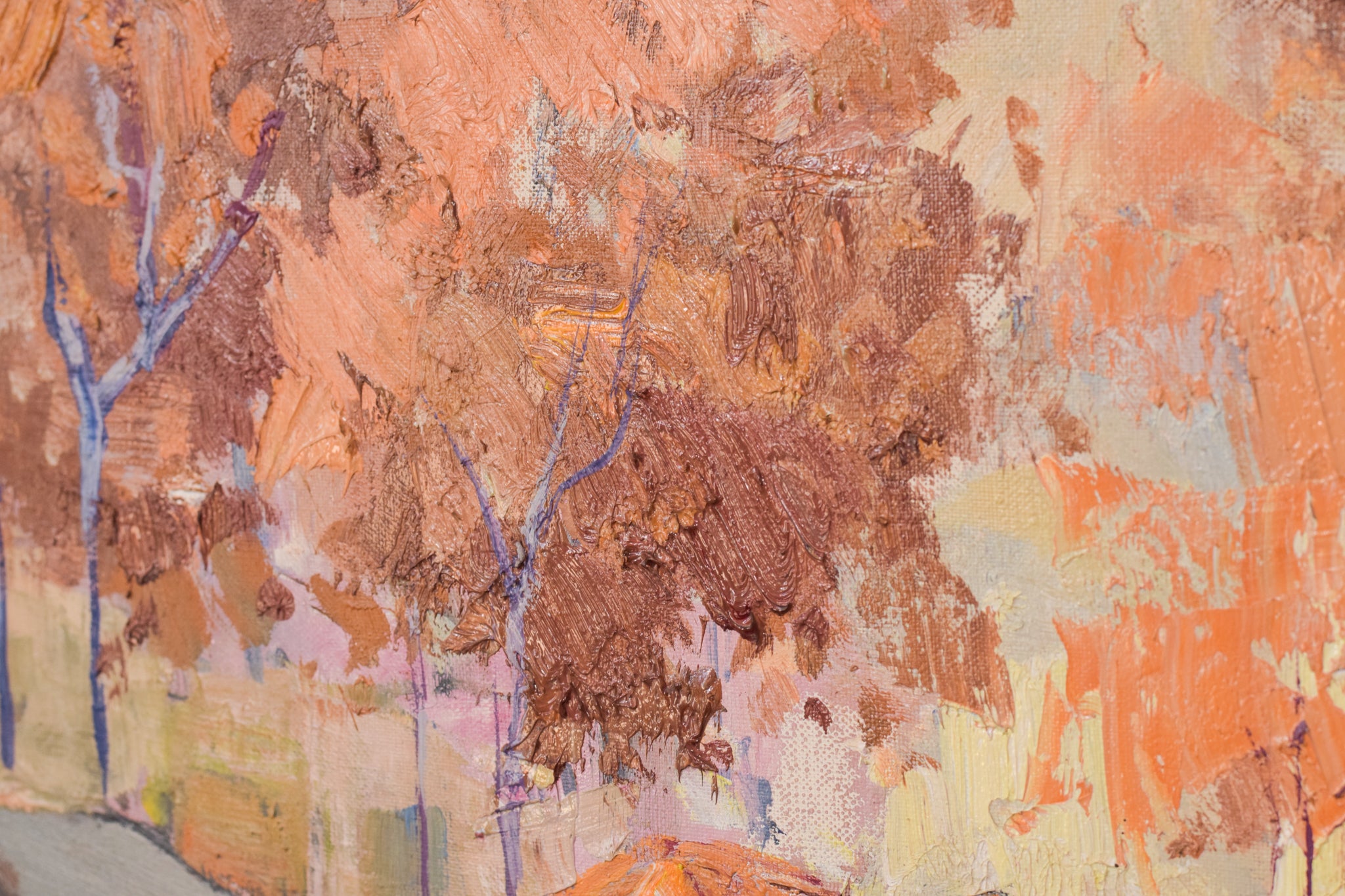 Artwork by Unknown, Autumn Market Scene, Made of Oil on canvas 