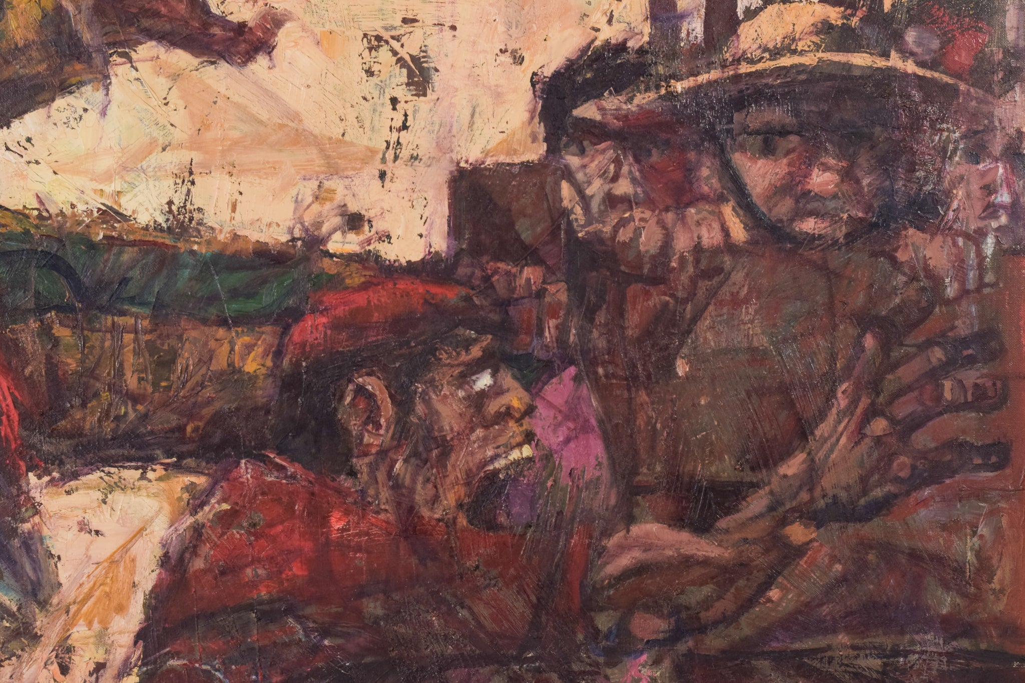 Artwork by Unknown, Battle Painting, Made of Oil on canvas 