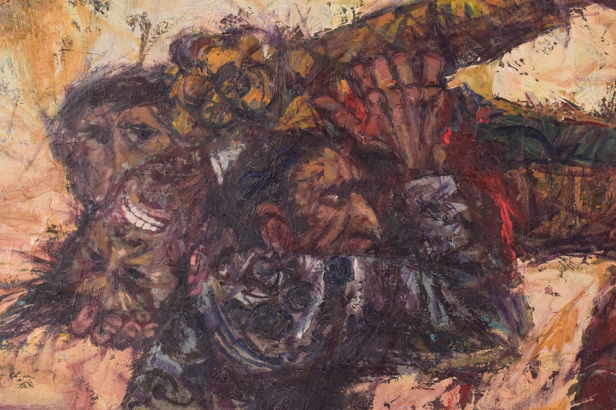 Artwork by Unknown, Battle Painting, Made of Oil on canvas 