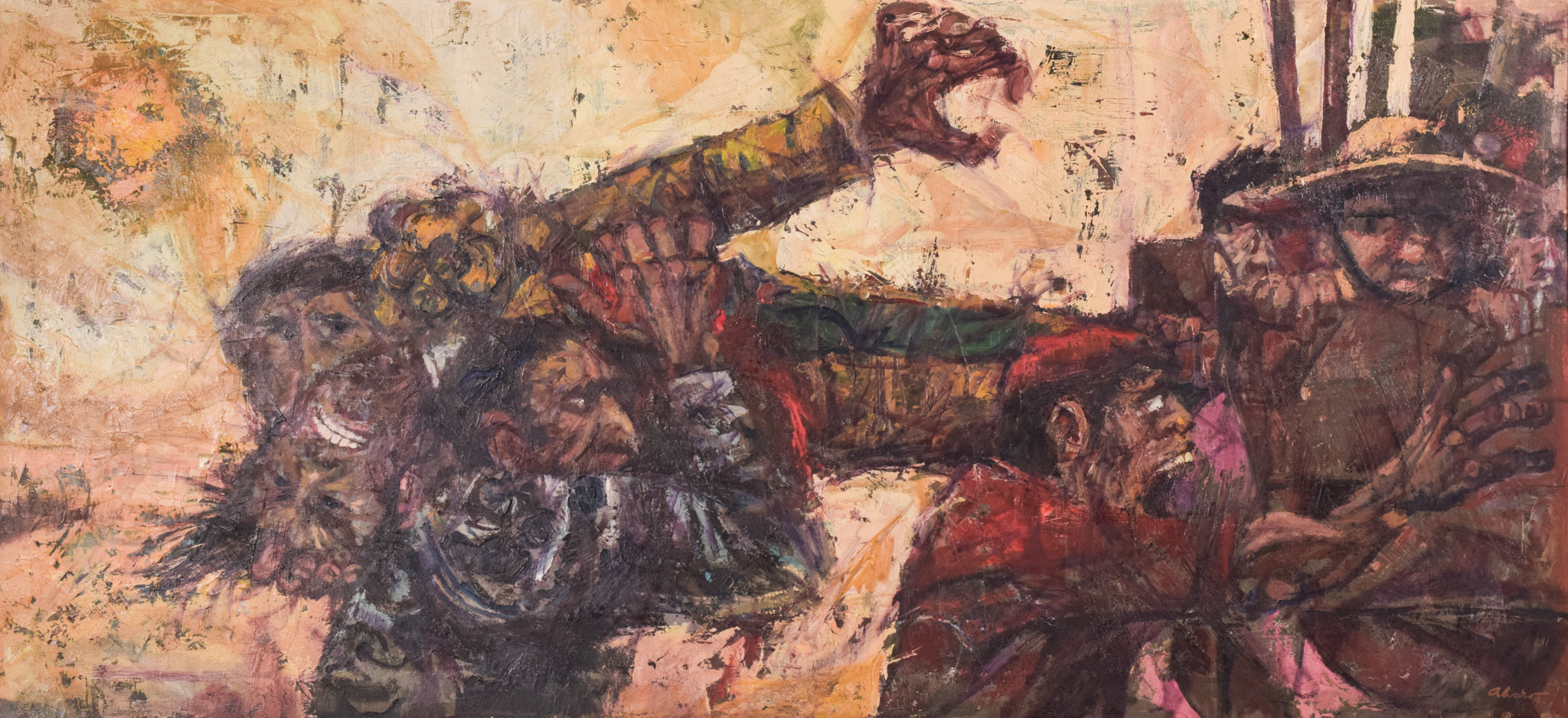 Battle Painting by Unknown, 1972
