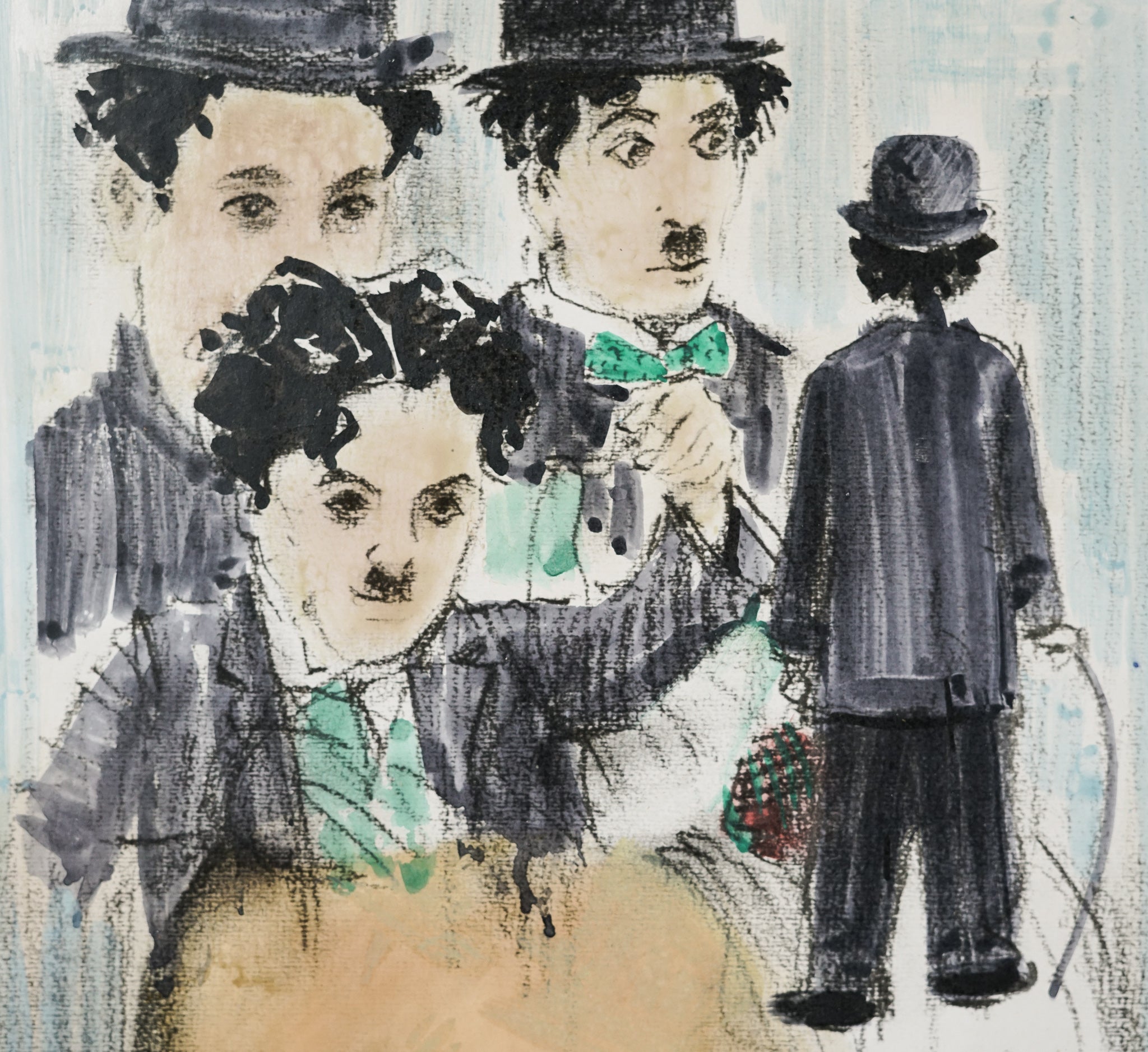 Artwork by Unknown, Charlie Chaplin, Made of Pen and ink 