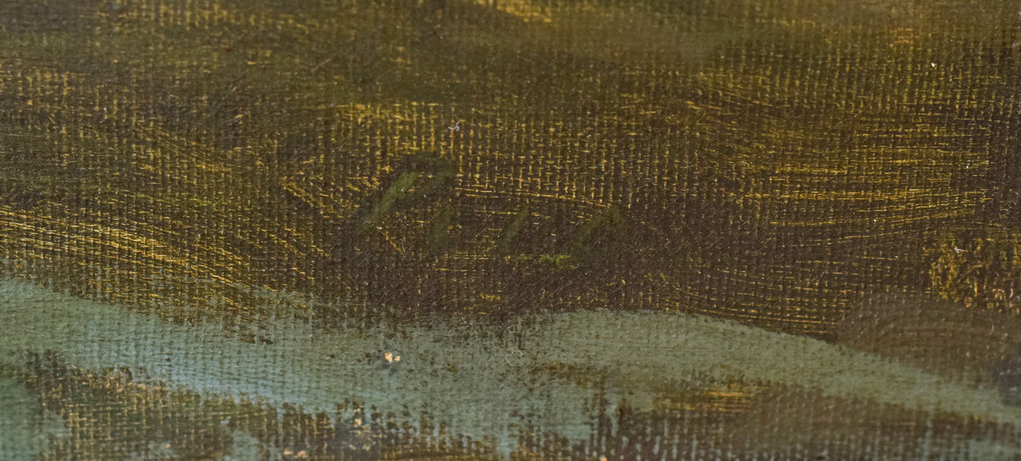 Artwork by Unknown, Classical Ladies in a Landscape , Made of Oil on canvas 