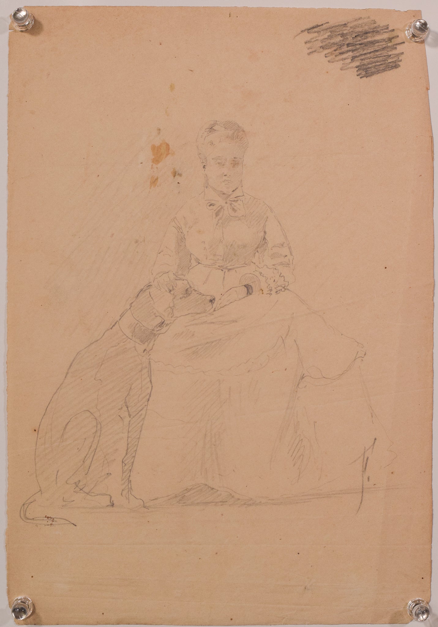 A group of six drawings of a man sitting on a horse.