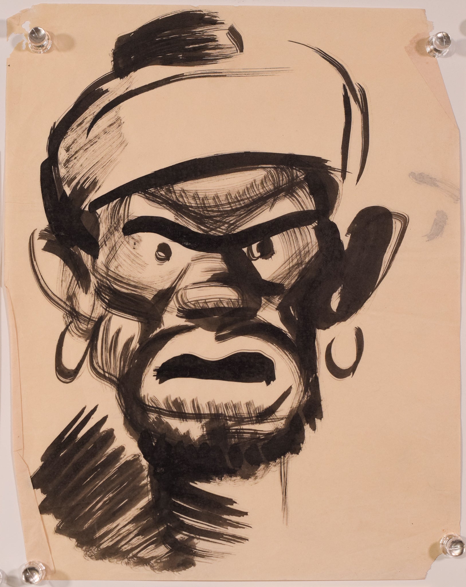 Artwork by Unknown, Collection of 12 - Pen and Ink Cartoons, Made of Pen and ink 