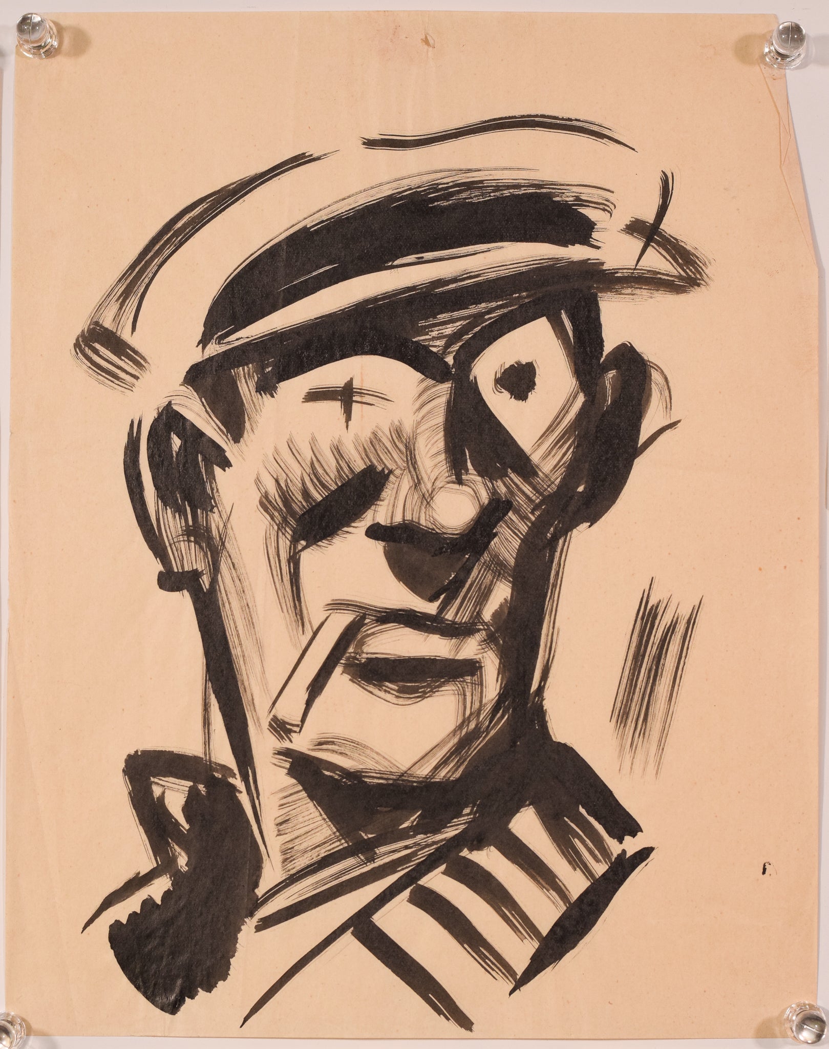 Artwork by Unknown, Collection of 12 - Pen and Ink Cartoons, Made of Pen and ink 