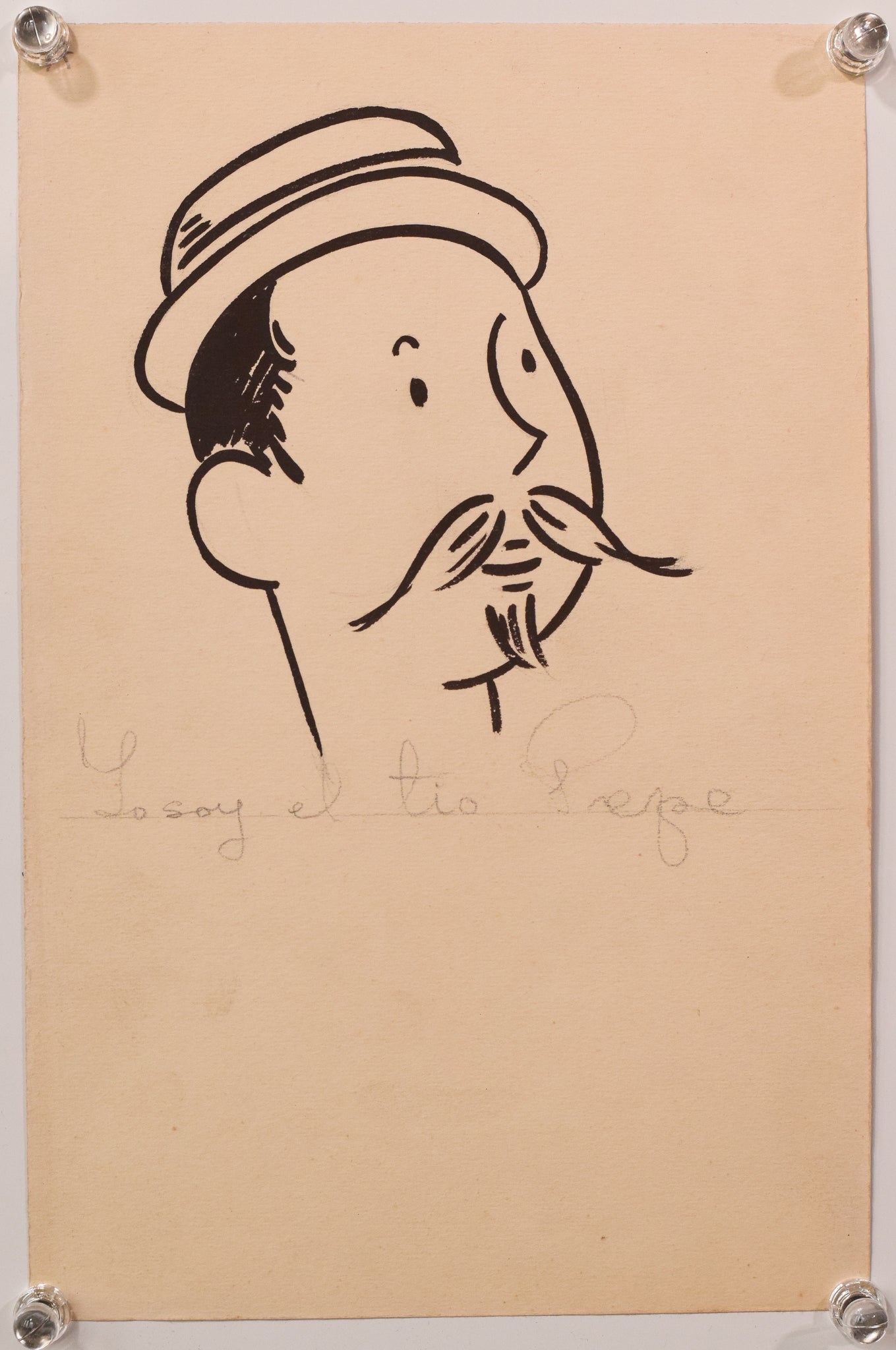 Artwork by Unknown, Collection of 12 - Pen and Ink Cartoons, Made of Pen and ink 